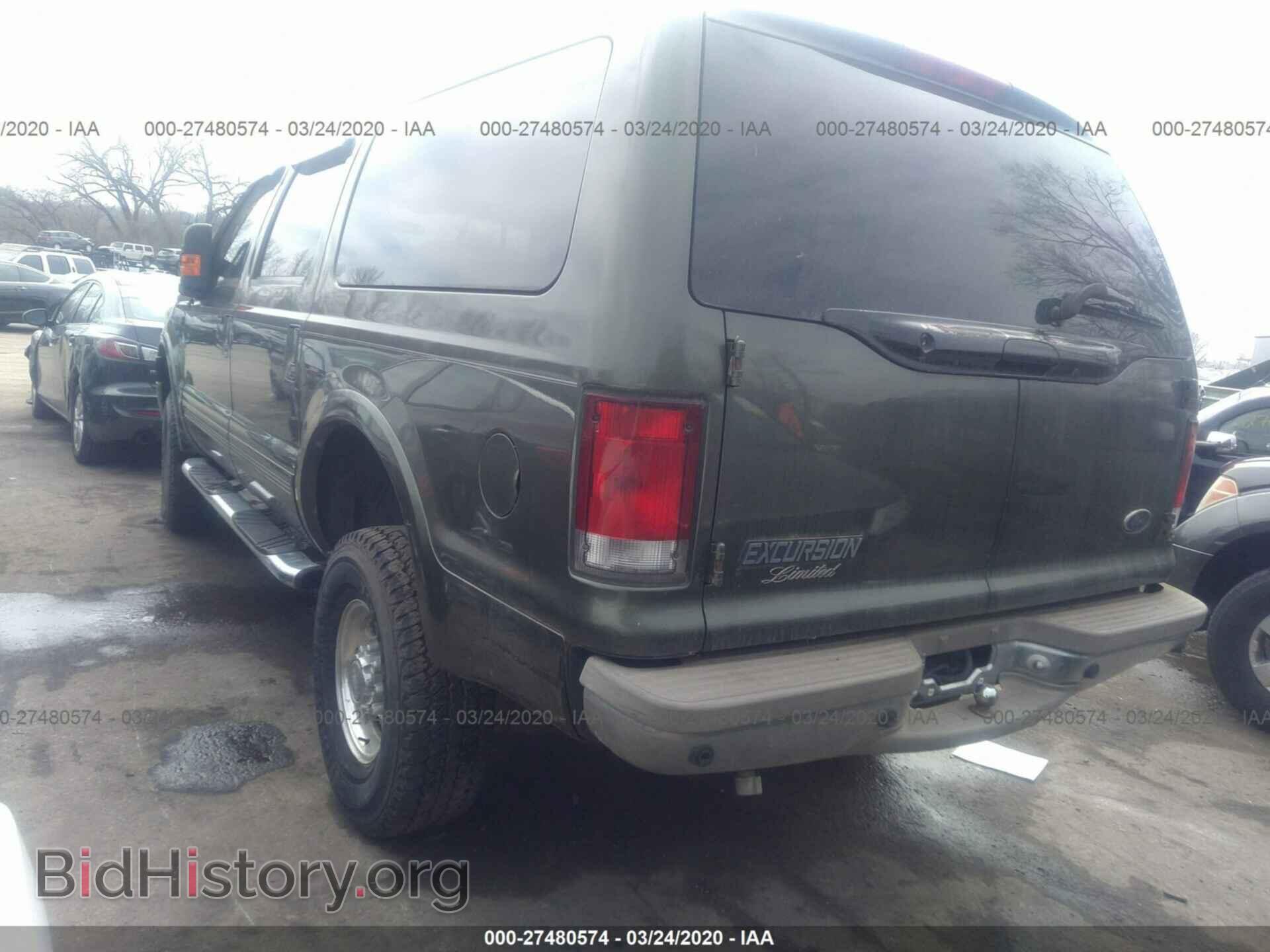 2001 FORD EXCURSION - VIN: 1FMNU43S61EA38895 - Photo 3