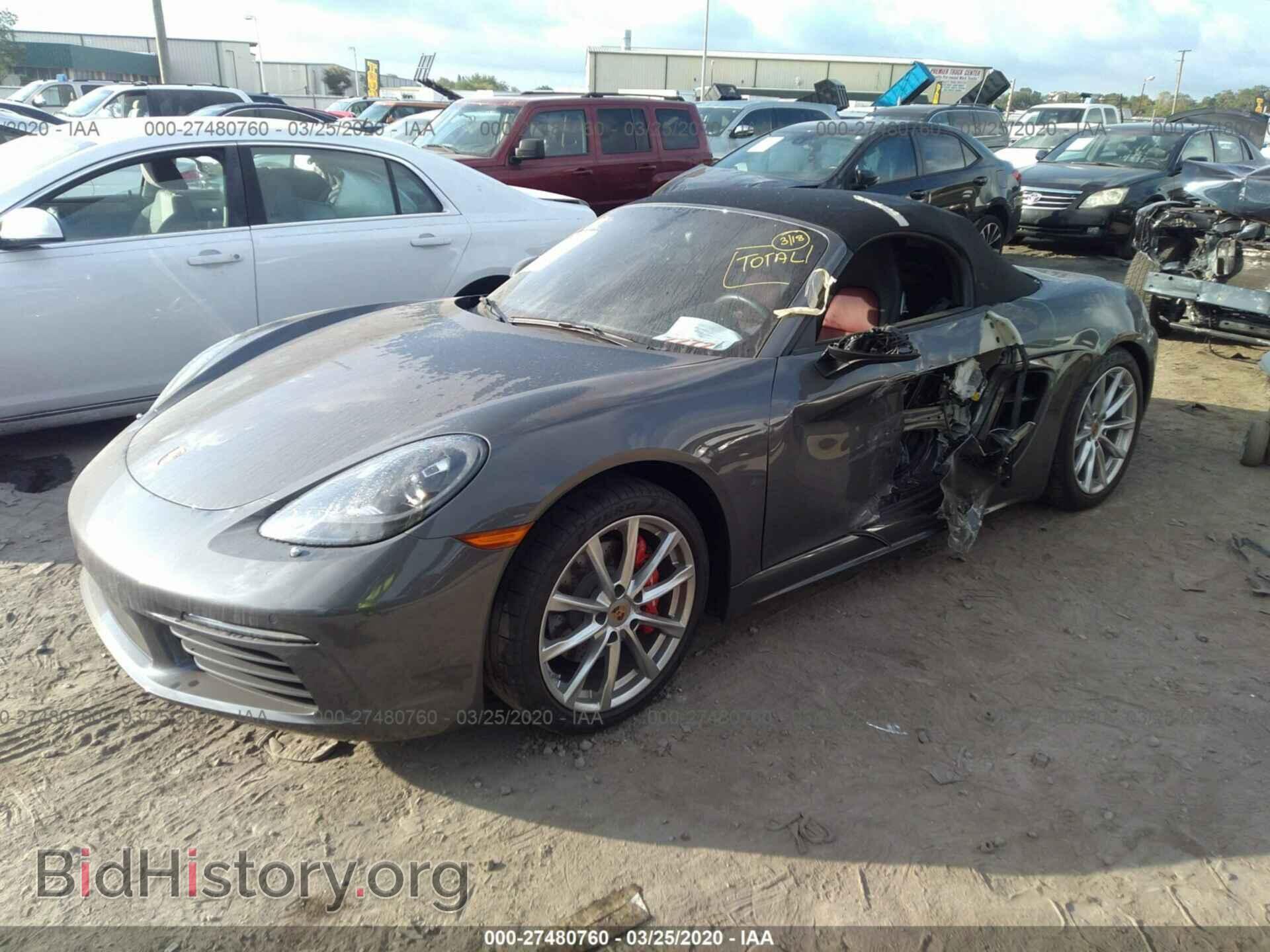 2018 PORSCHE BOXSTER - VIN: WP0CB2A87JS228672 - Фото 2