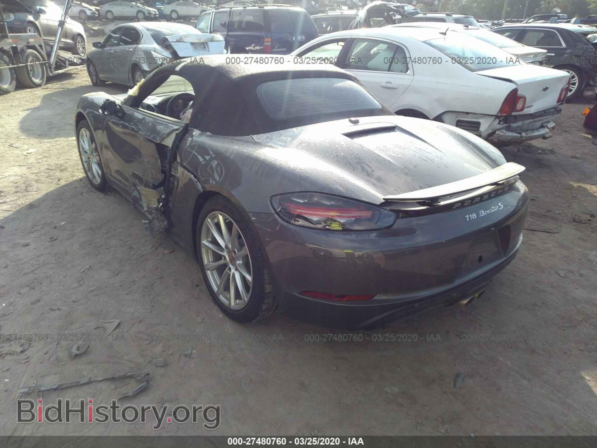 2018 PORSCHE BOXSTER - VIN: WP0CB2A87JS228672 - Фото 3