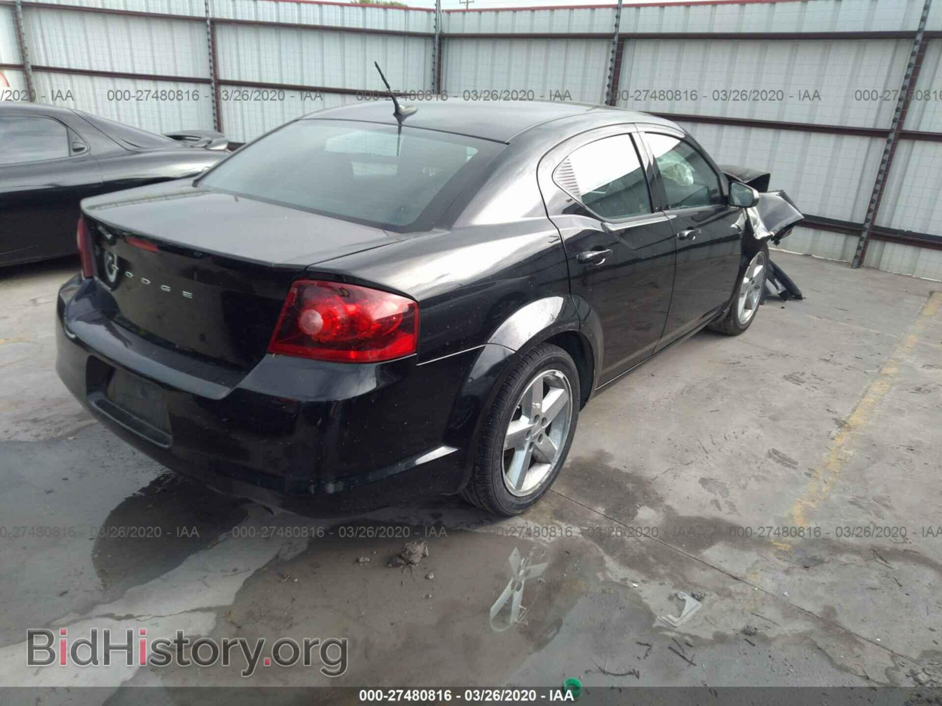 2014 DODGE AVENGER - VIN: 1C3CDZAG3EN129348 - Фото 4