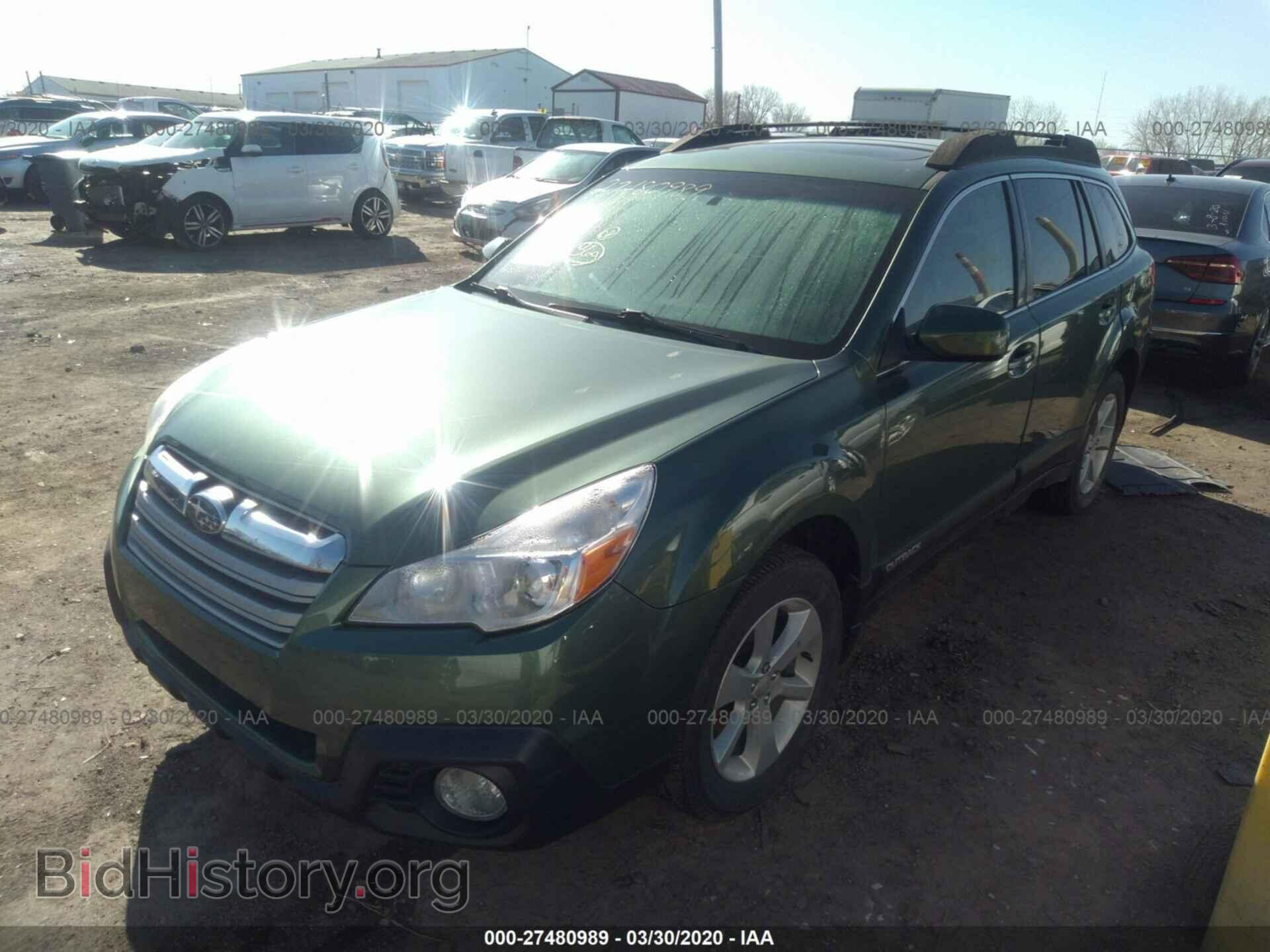 2014 SUBARU OUTBACK - VIN: 4S4BRCDC7E3295491 - Фото 2