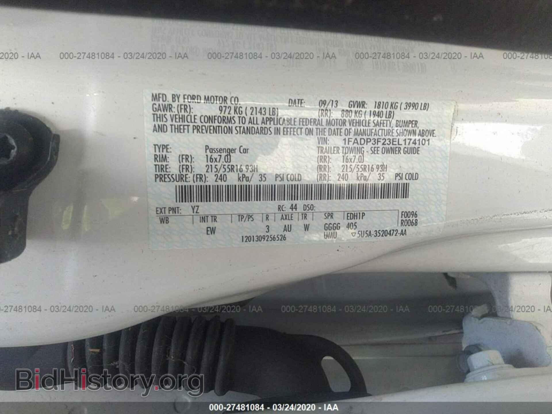 2014 FORD FOCUS - VIN: 1FADP3F23EL174101 - Photo 9
