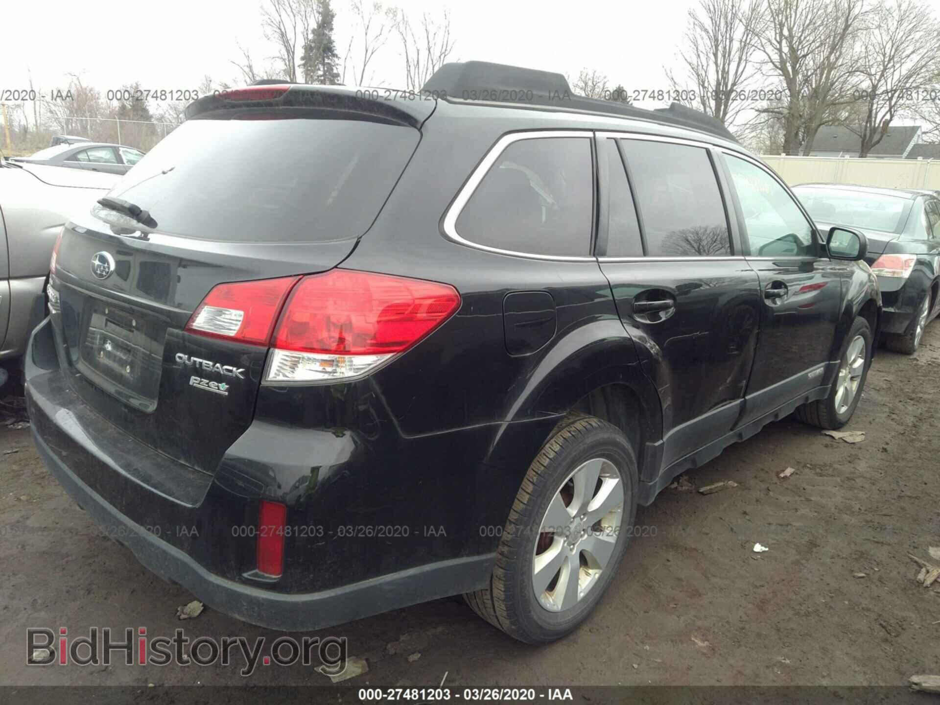 2011 SUBARU OUTBACK - VIN: 4S4BRBBC9B3372645 - Фото 4