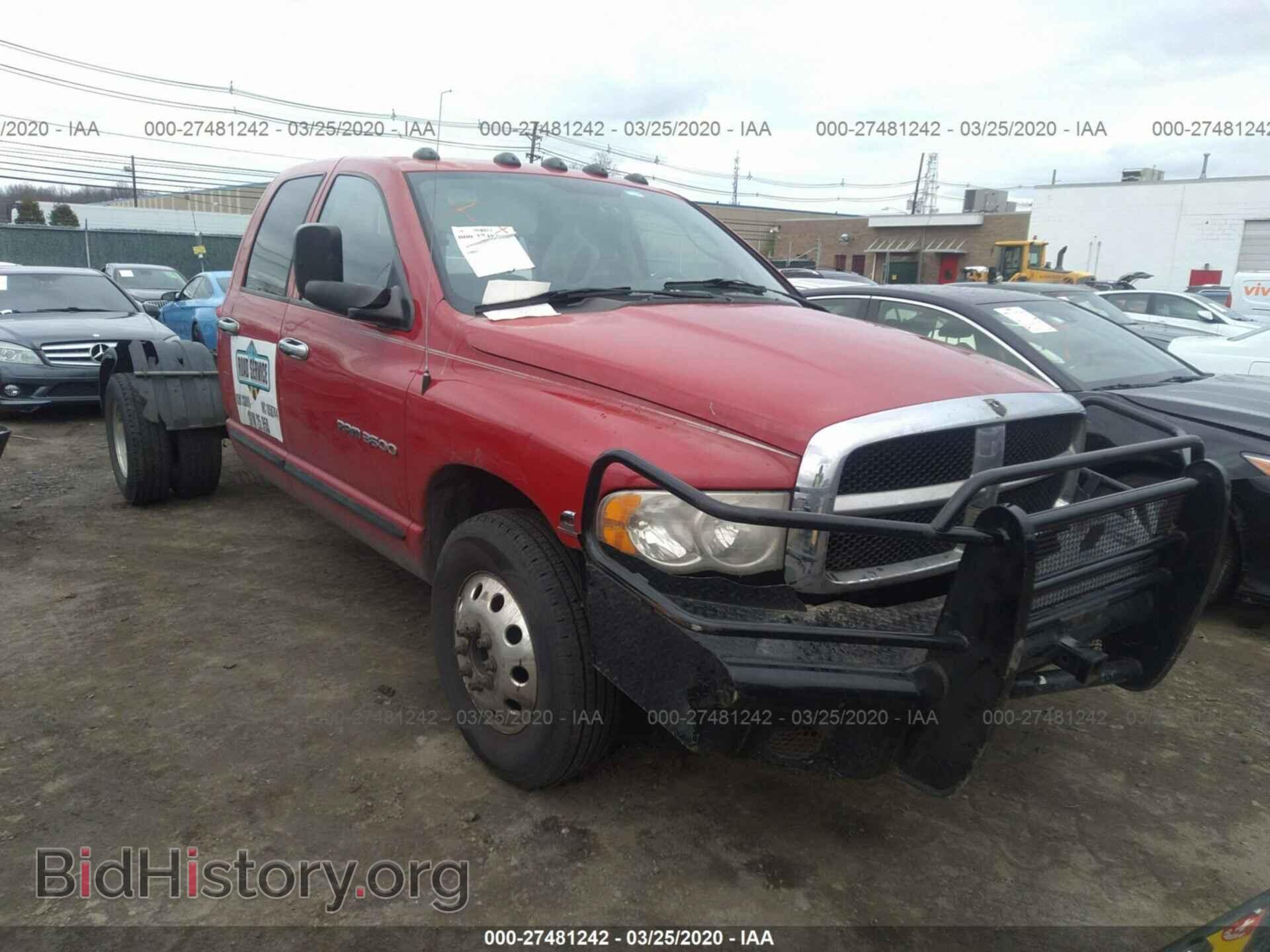 Photo 3D7MR48C95G723822 - DODGE RAM 3500 2005