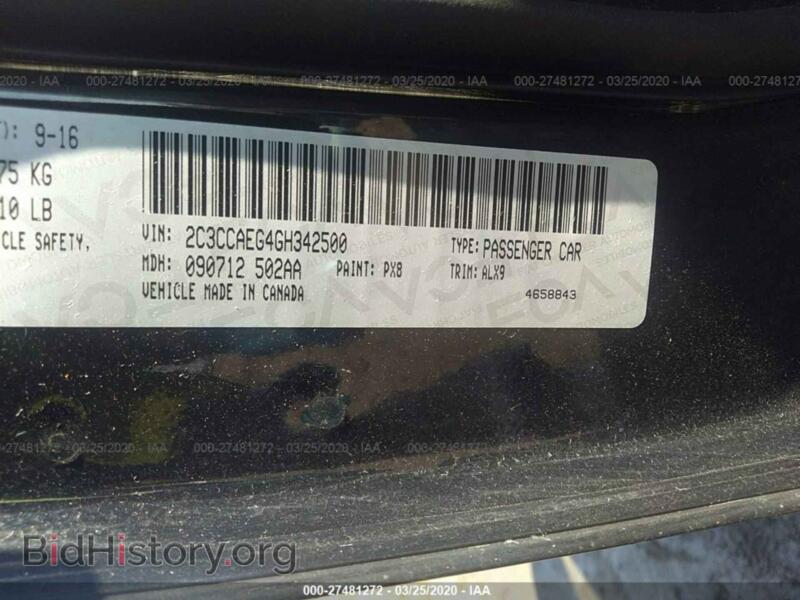 2016 Chrysler 300C (VIN 2C3CCAEG4GH342500) — фото 9 из 11