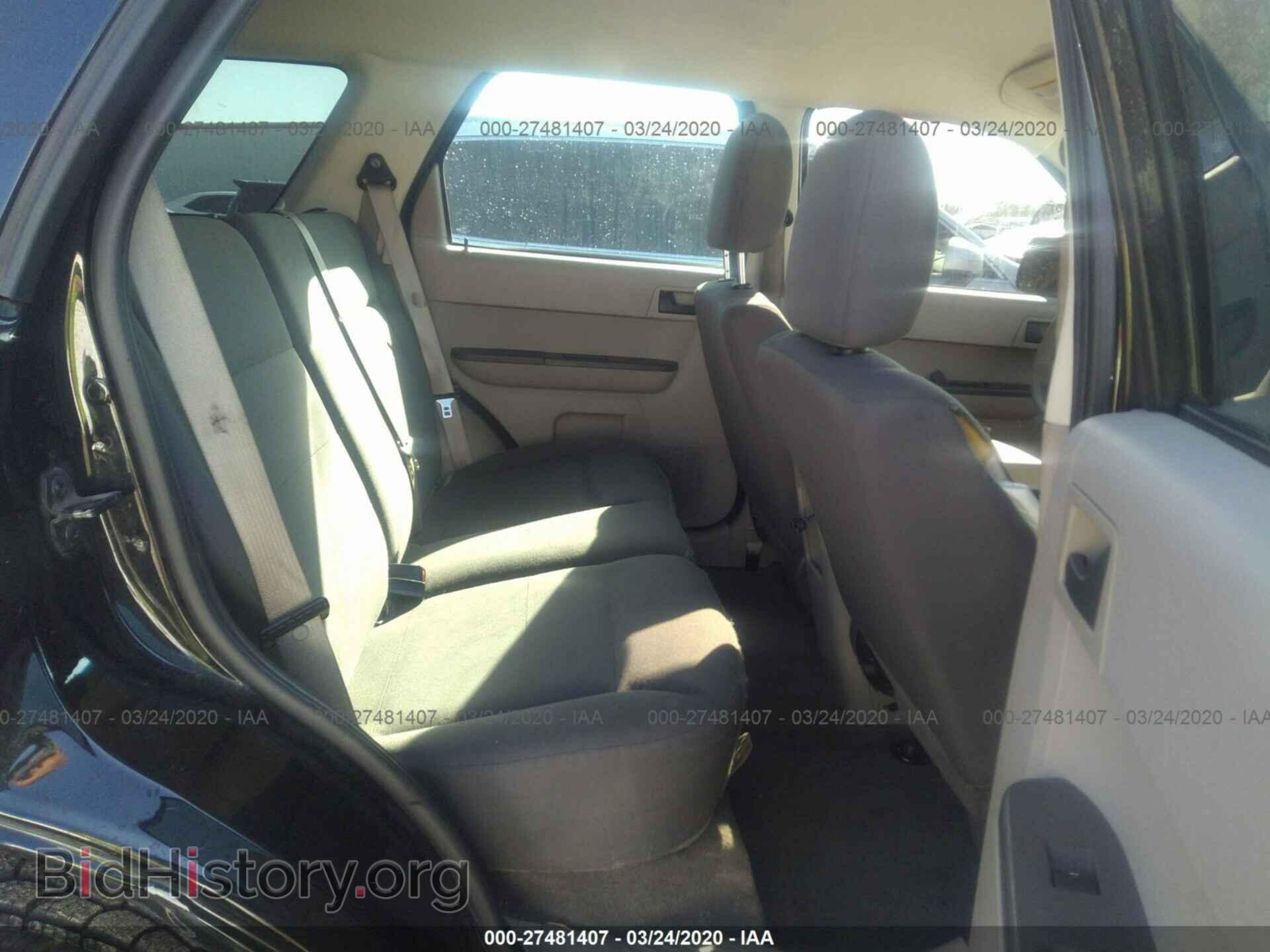 2009 FORD ESCAPE - VIN: 1FMCU02789KA93665 - Фото 8