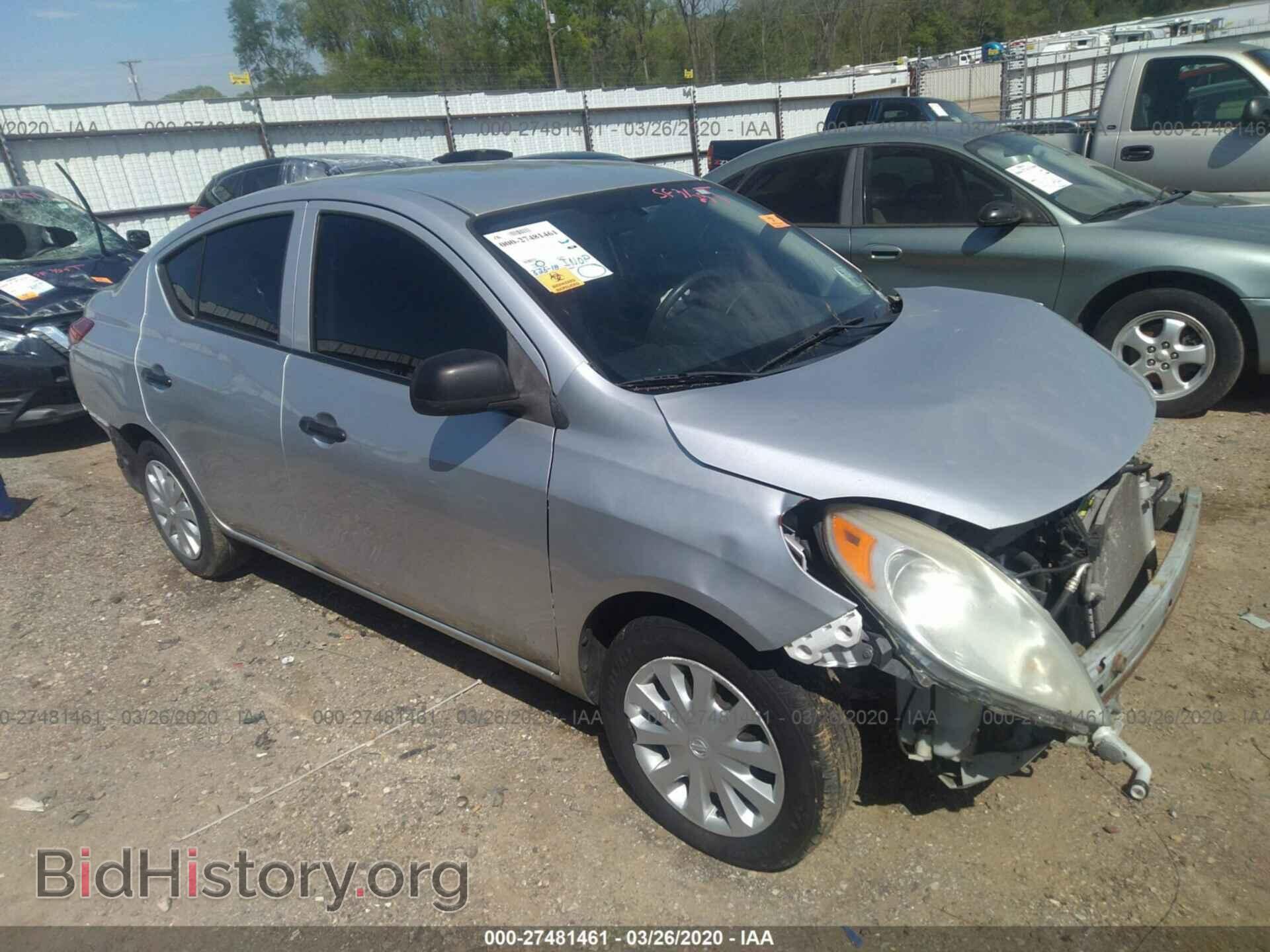Фотография 3N1CN7AP2CL811036 - NISSAN VERSA 2012