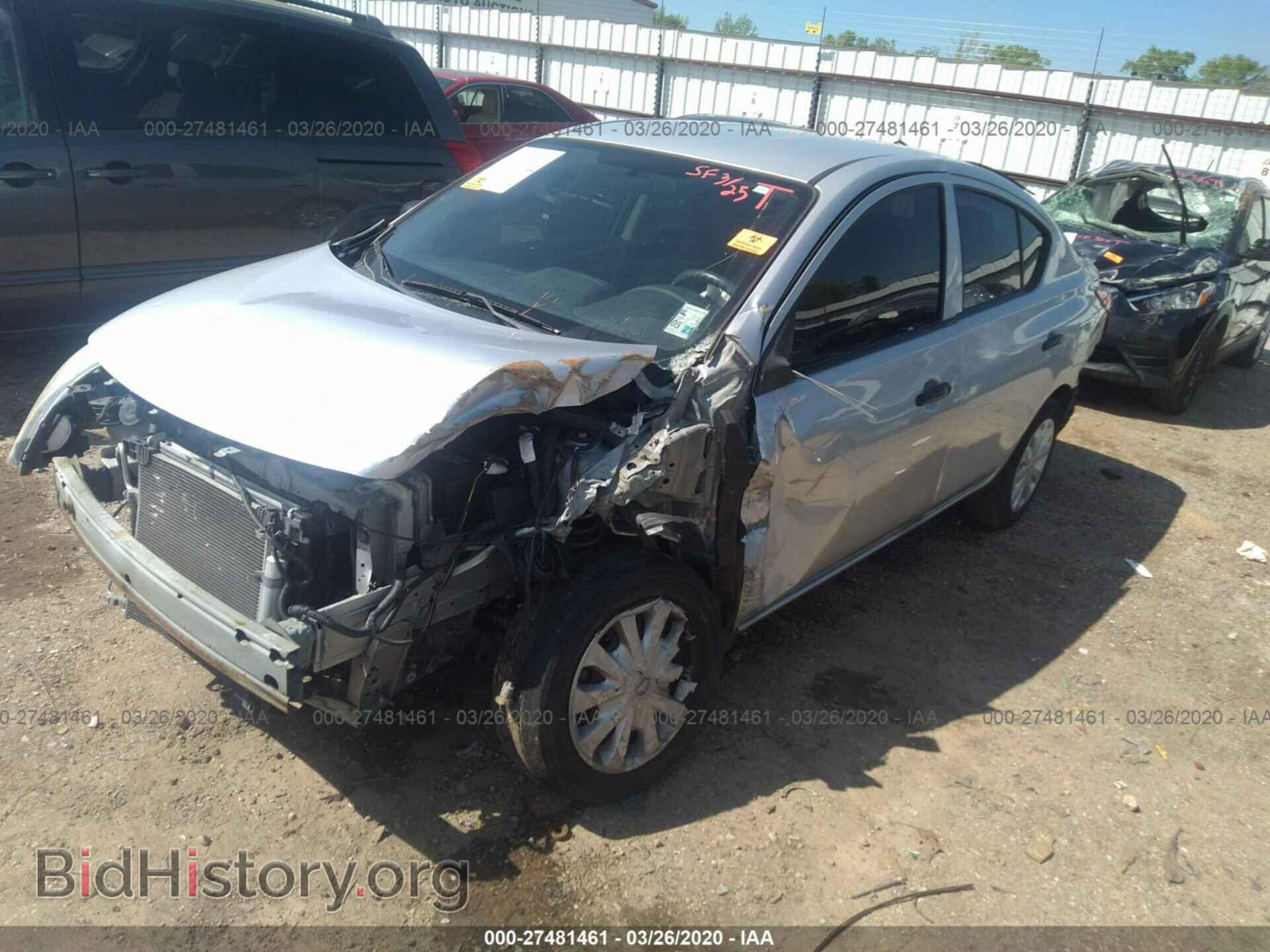 2012 NISSAN VERSA - VIN: 3N1CN7AP2CL811036 - Фото 2