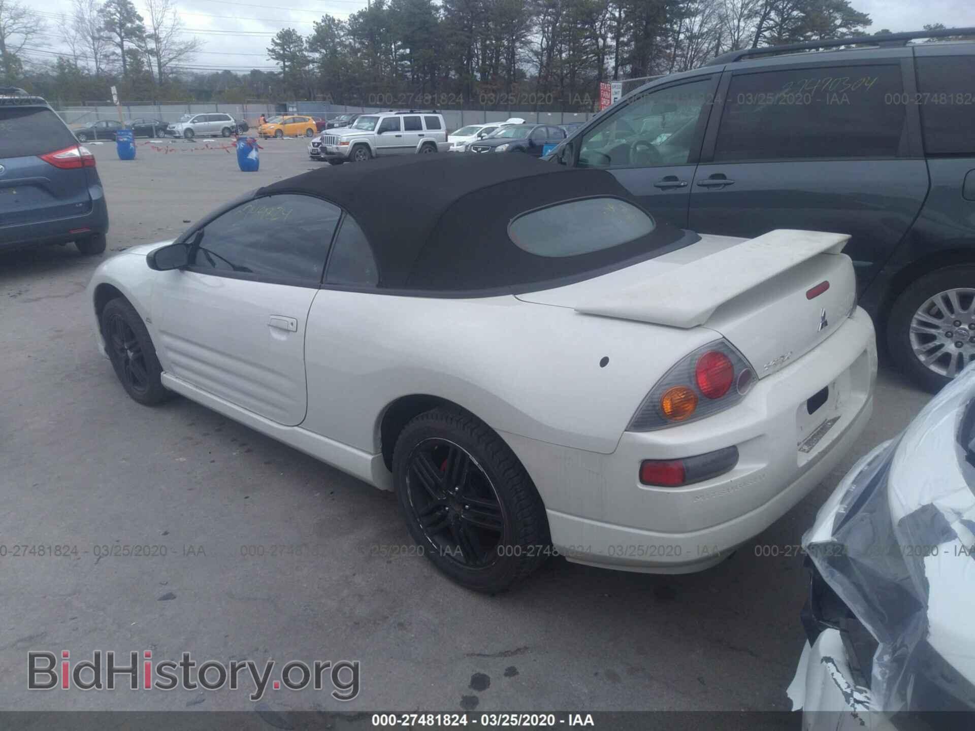 2004 MITSUBISHI ECLIPSE - VIN: 4A3AE55H24E056559 - Фото 3