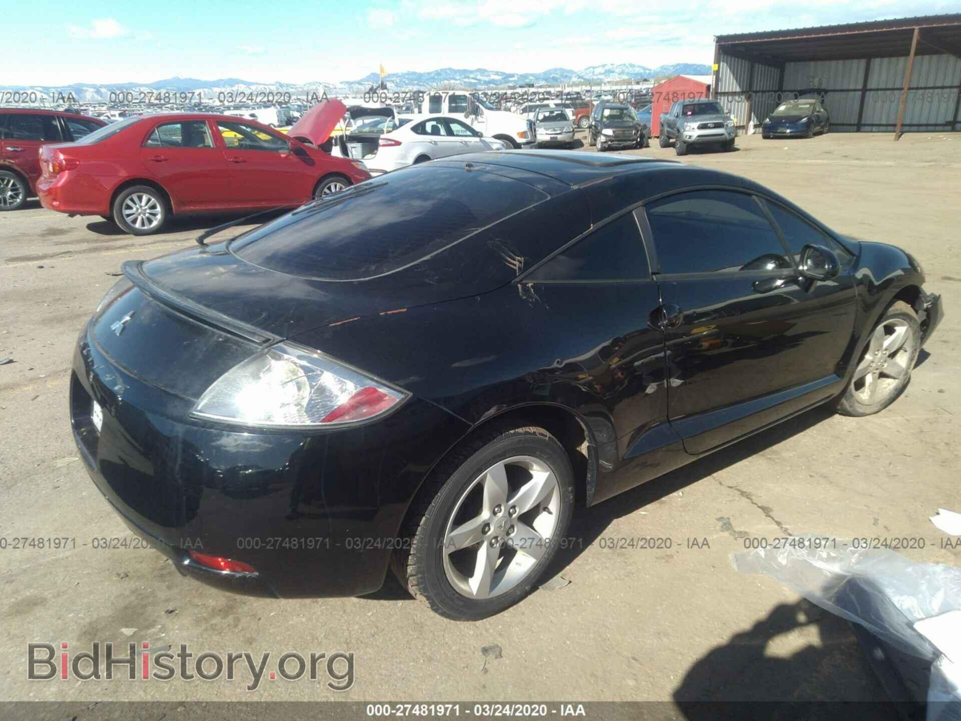 2007 MITSUBISHI ECLIPSE - VIN: 4A3AK24F07E003385 - Фото 4