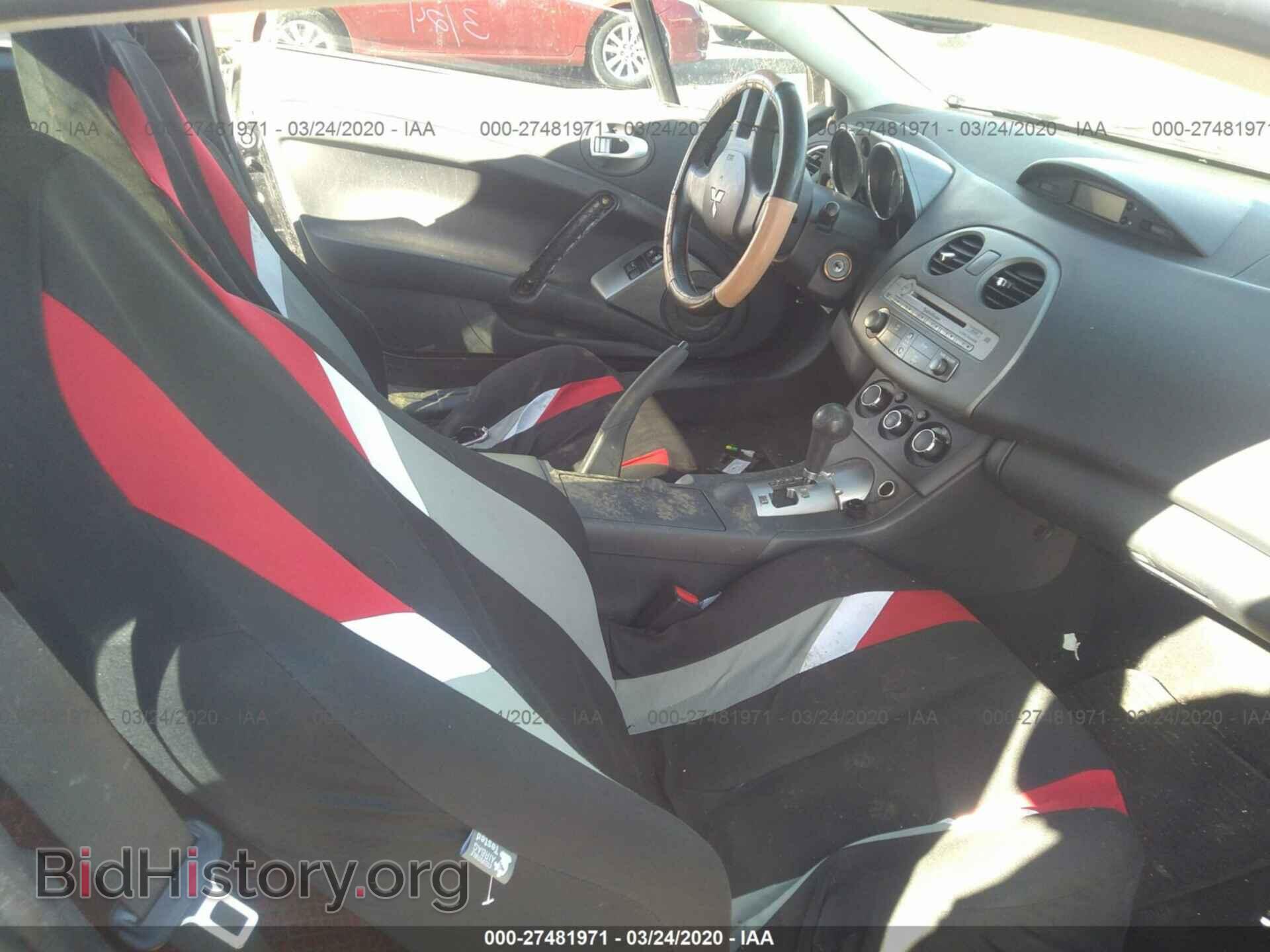 2007 MITSUBISHI ECLIPSE - VIN: 4A3AK24F07E003385 - Фото 5
