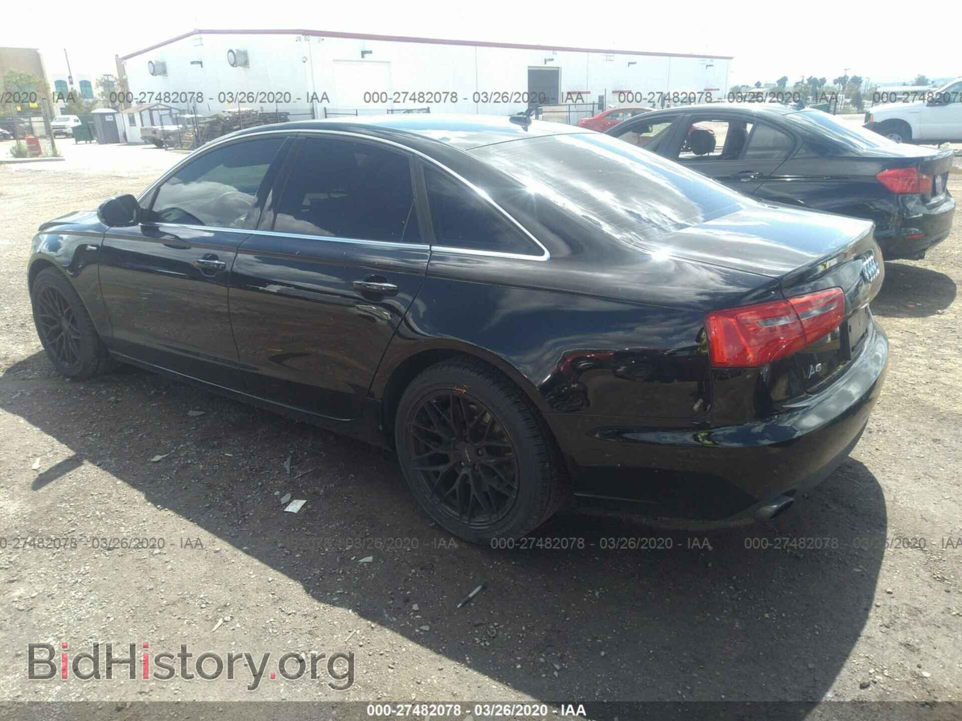 2013 AUDI A6 - VIN: WAUGGAFC4DN075498 - Фото 3
