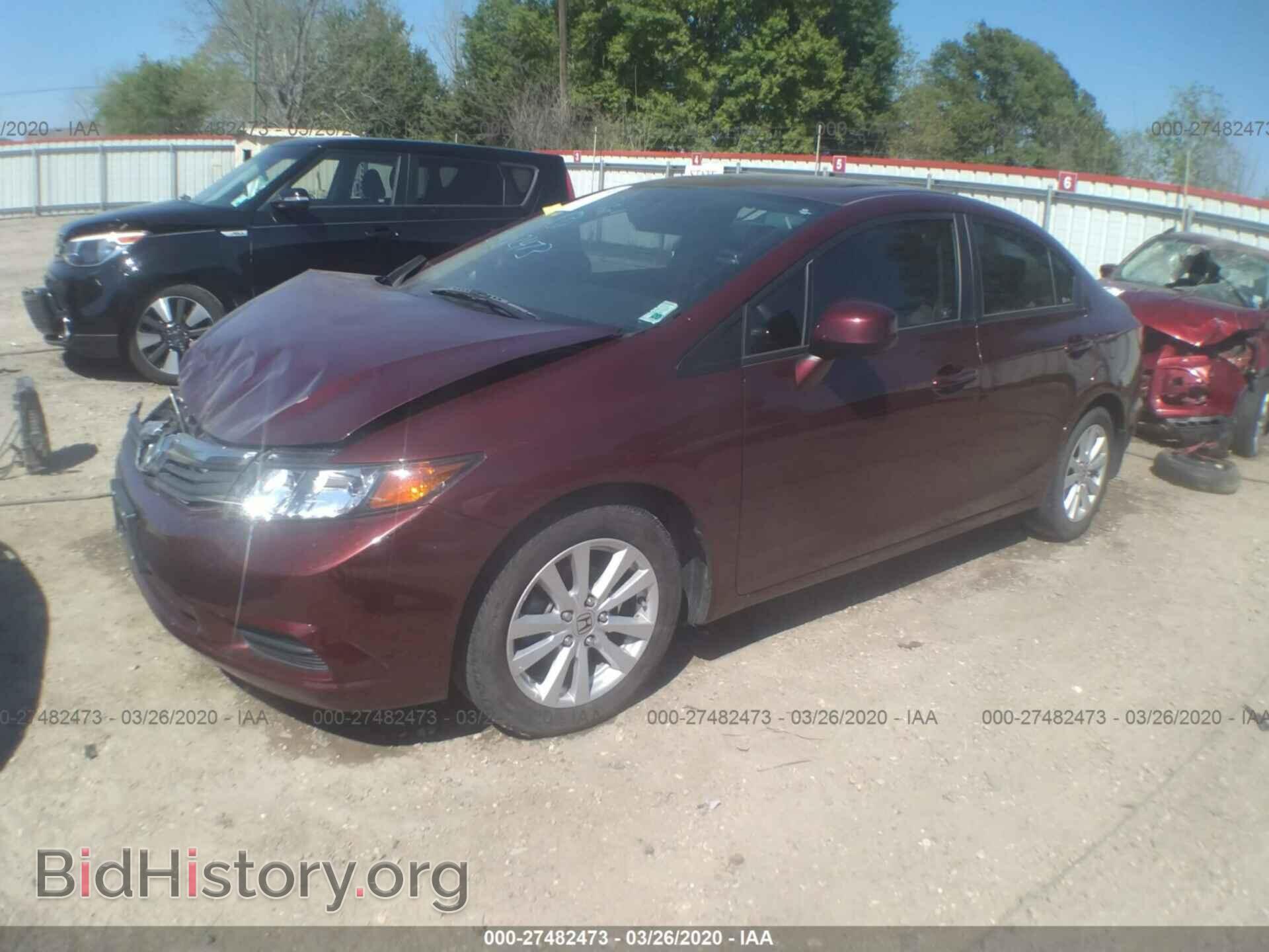 2012 HONDA CIVIC - VIN: 2HGFB2F83CH579600 - Photo 2