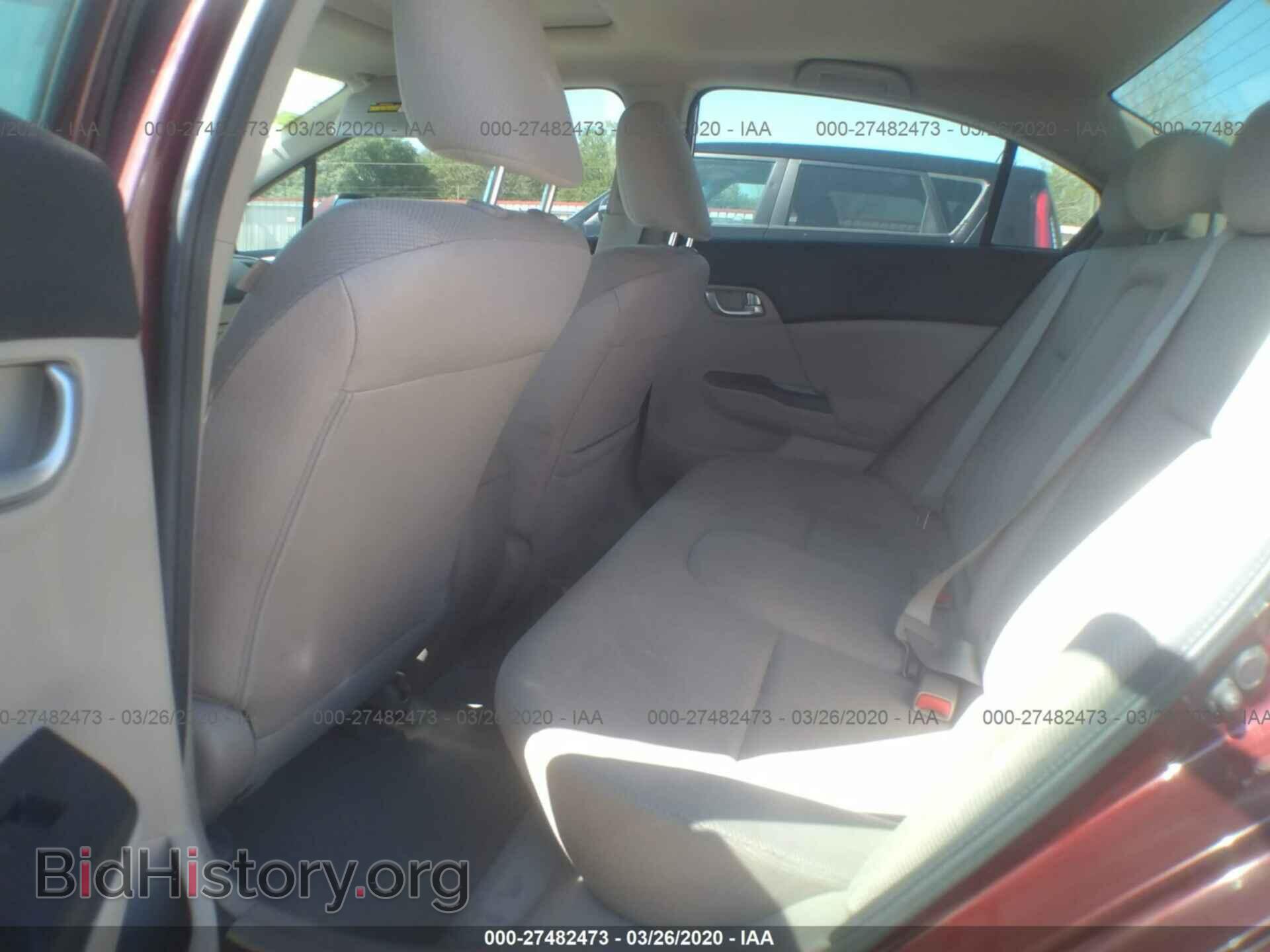 2012 HONDA CIVIC - VIN: 2HGFB2F83CH579600 - Photo 8