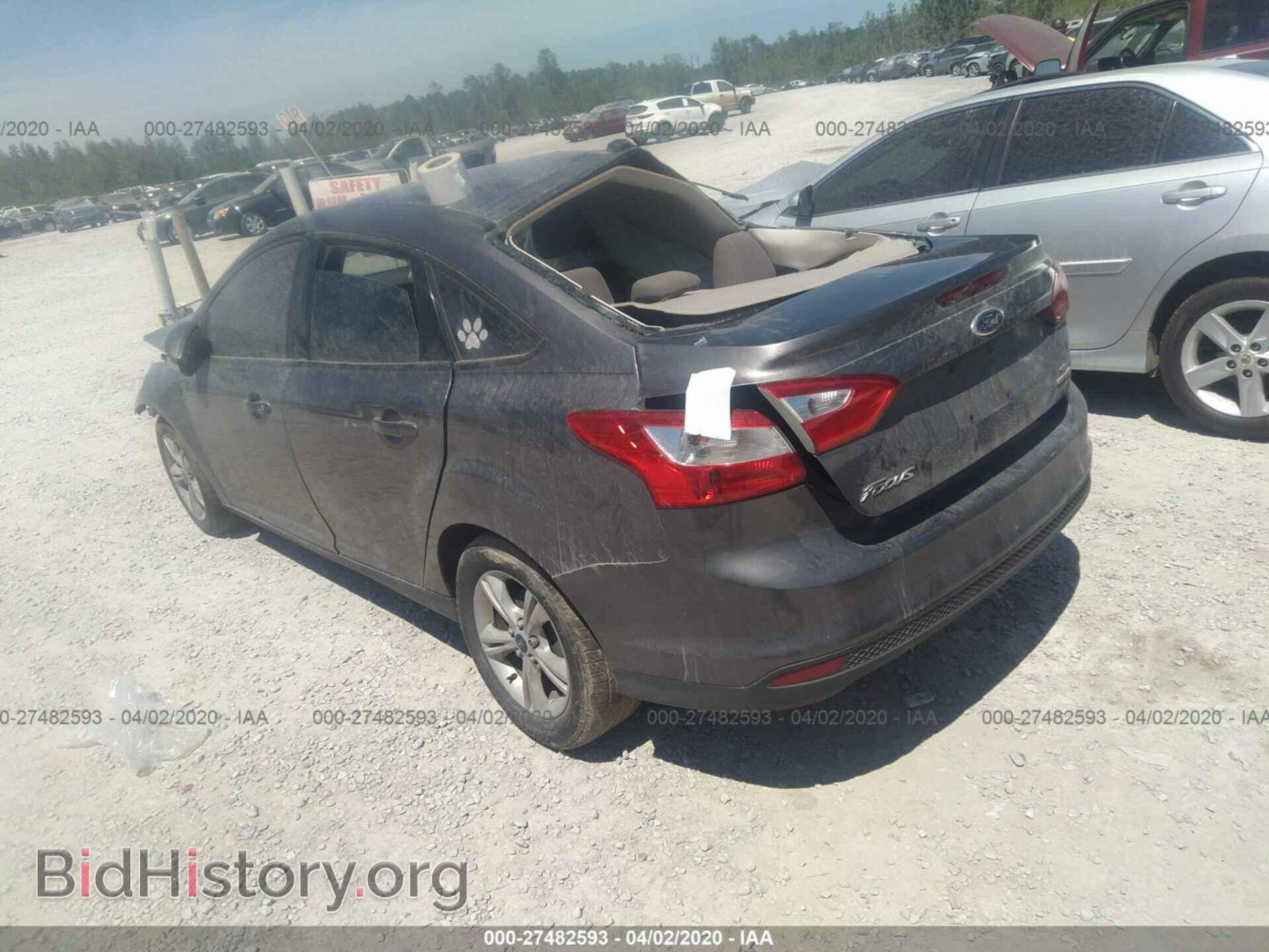 2014 FORD FOCUS - VIN: 1FADP3F21EL436407 - Фото 3