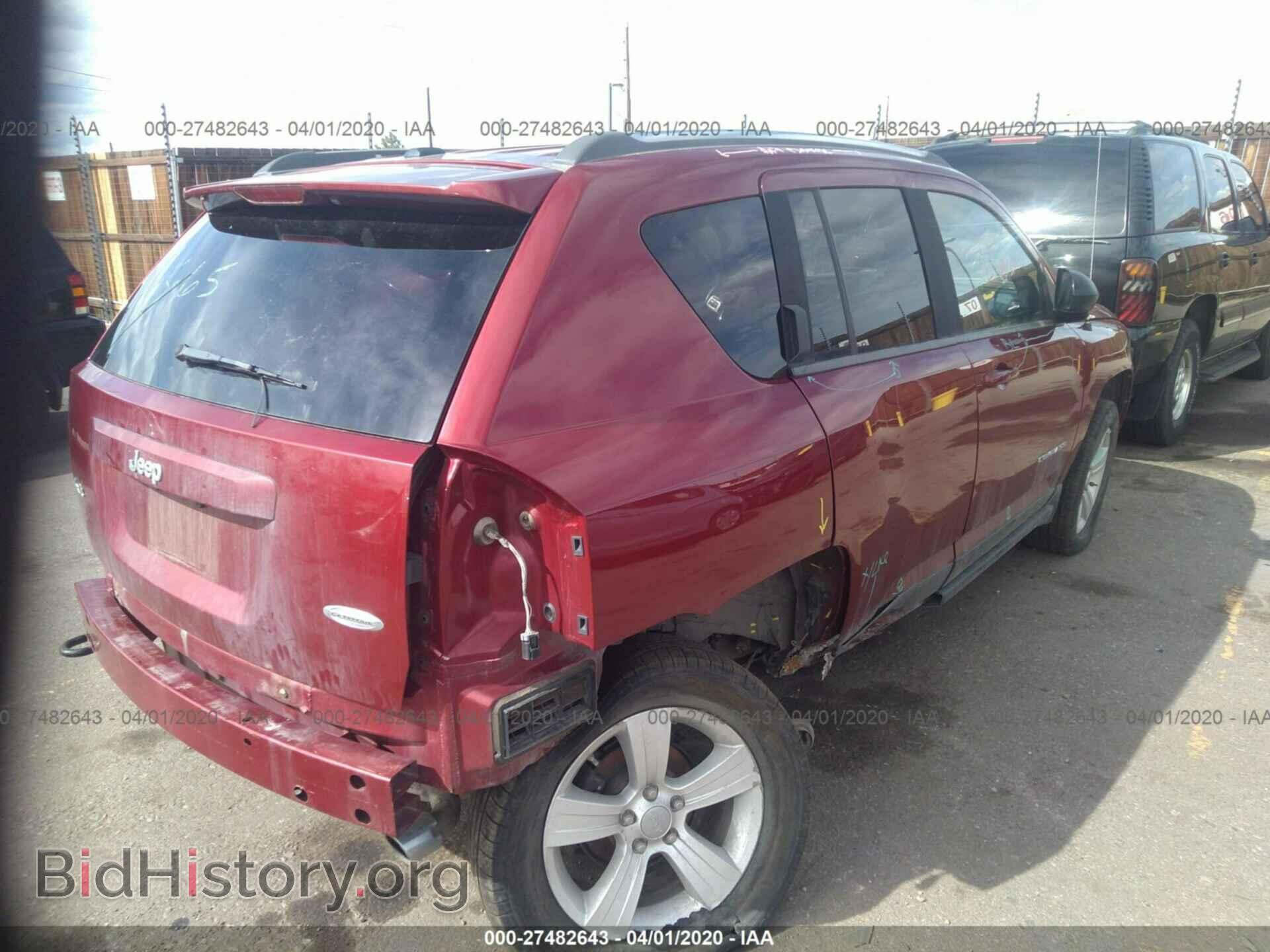 2012 JEEP COMPASS - VIN: 1C4NJDEBXCD633137 - Фото 4