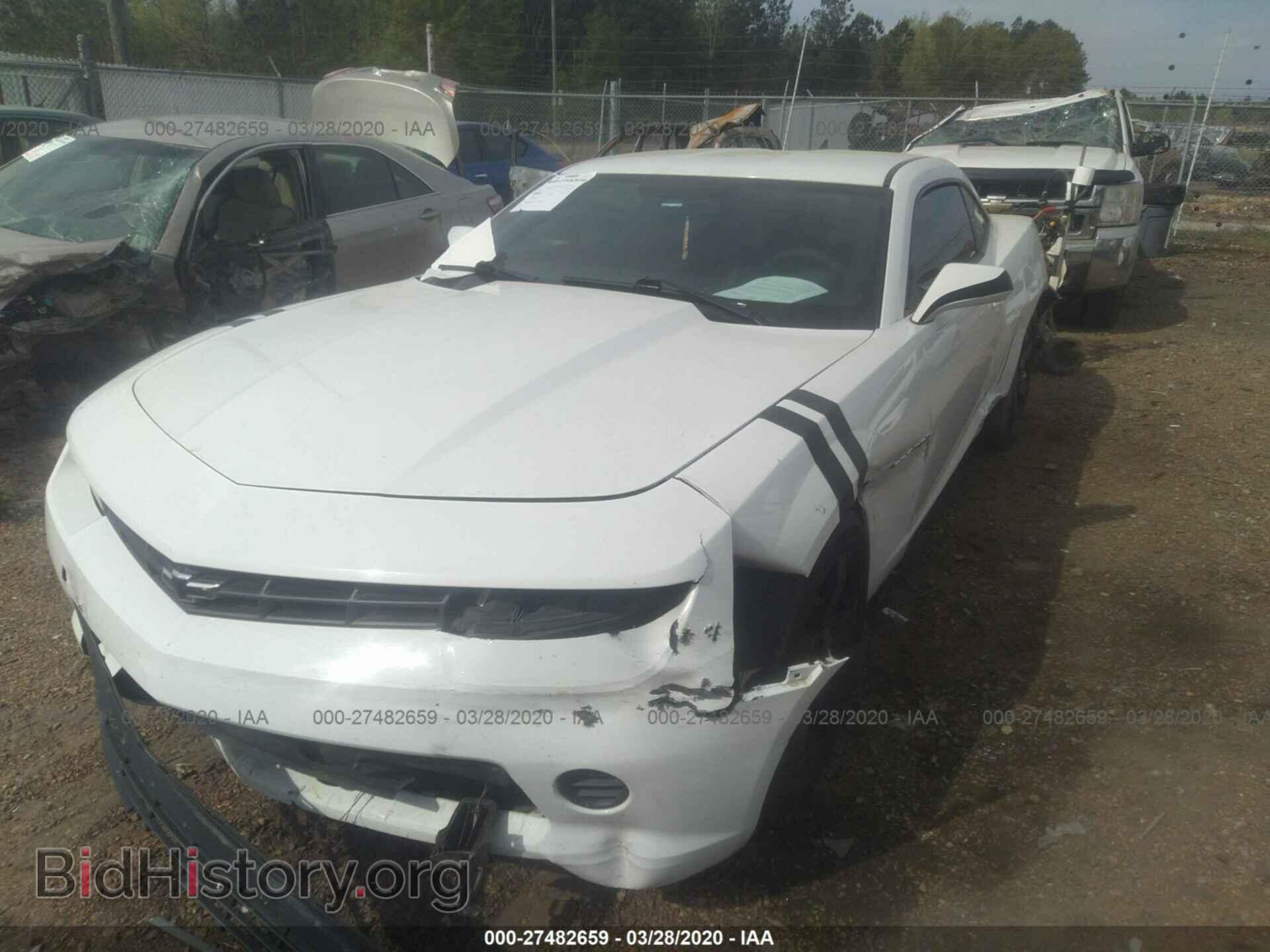 2014 CHEVROLET CAMARO - VIN: 2G1FA1E32E9148625 - Фото 2