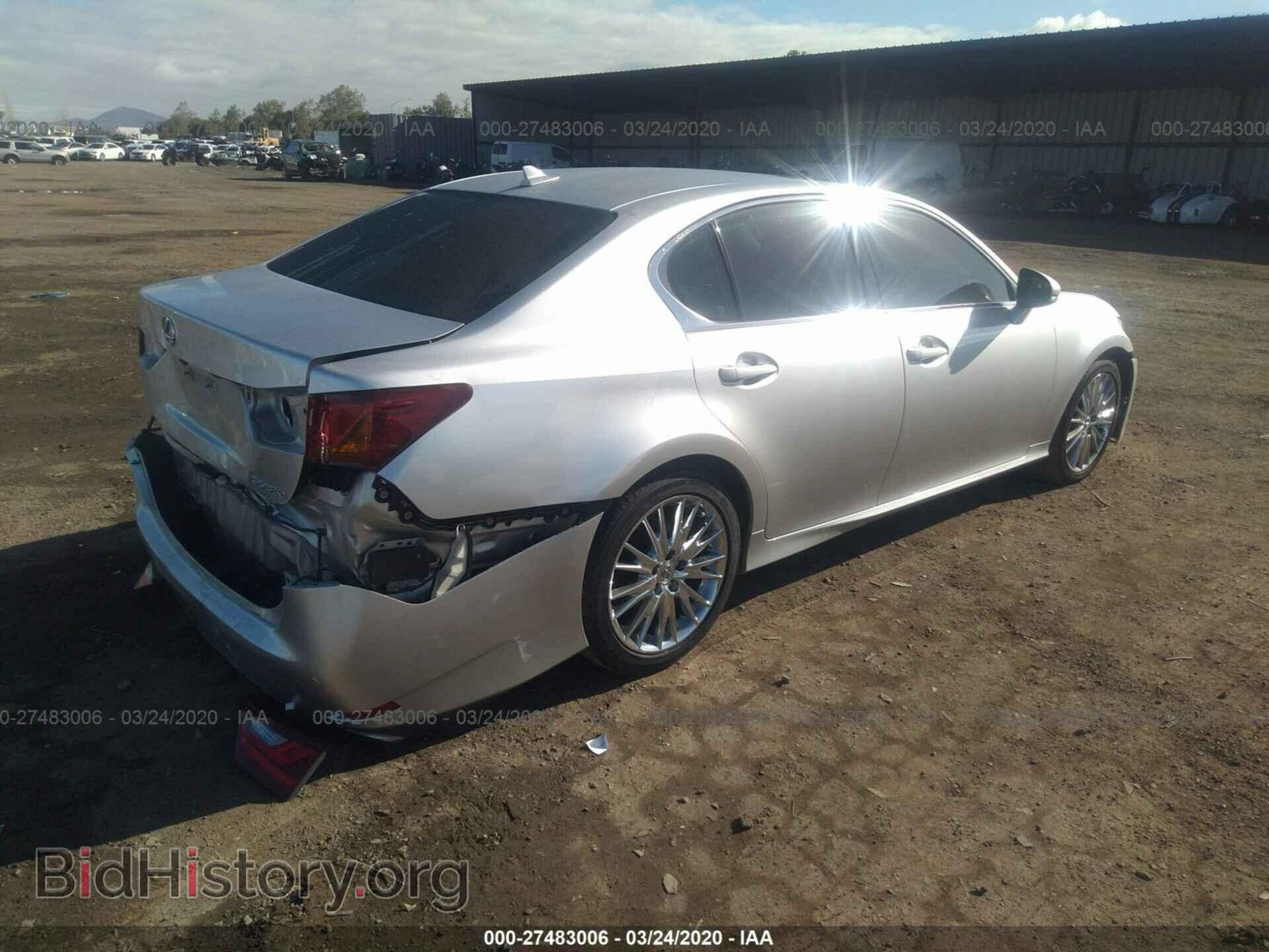 2013 LEXUS GS - VIN: JTHBE1BL5D5000381 - Photo 4