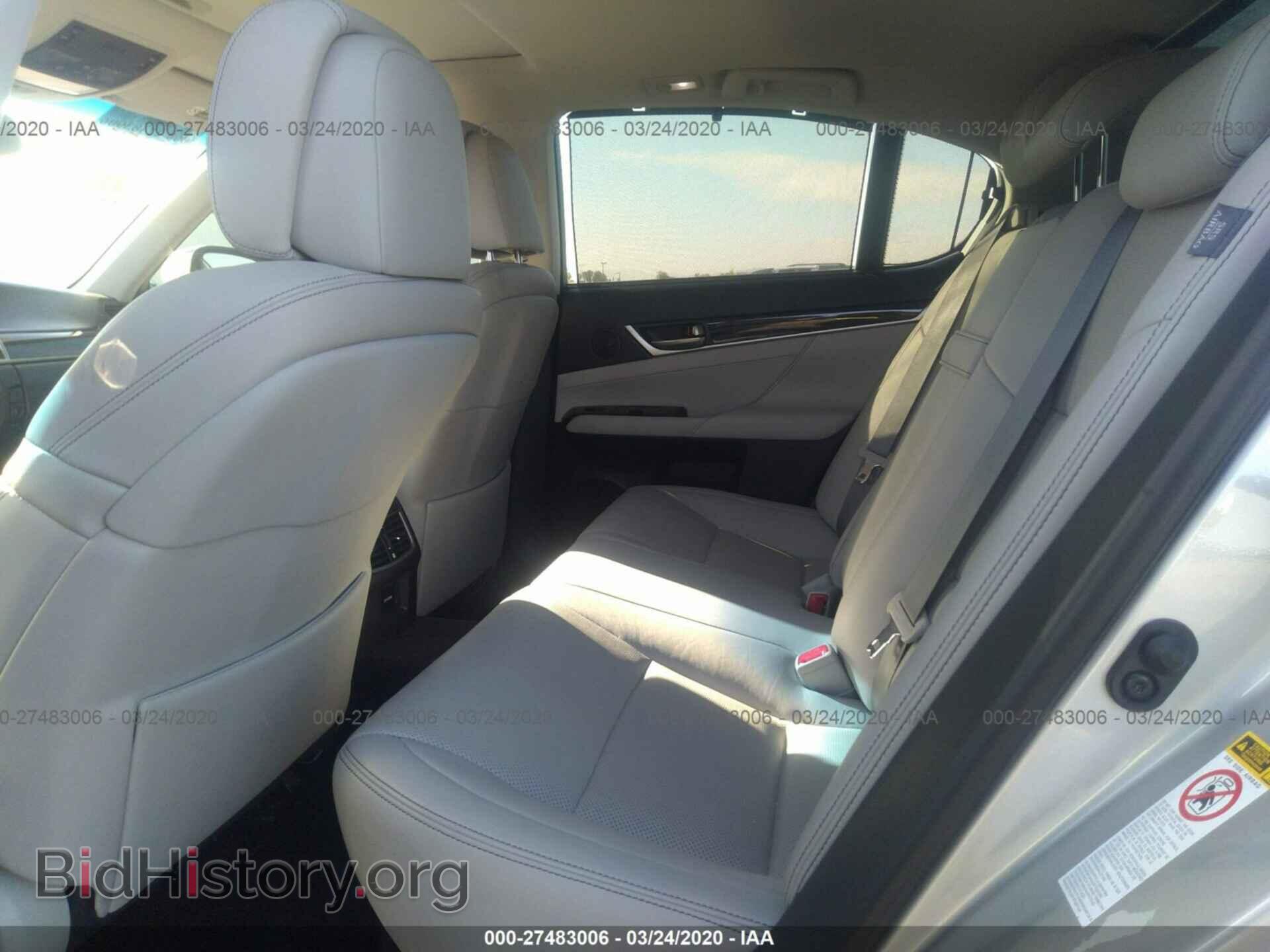 2013 LEXUS GS - VIN: JTHBE1BL5D5000381 - Photo 8