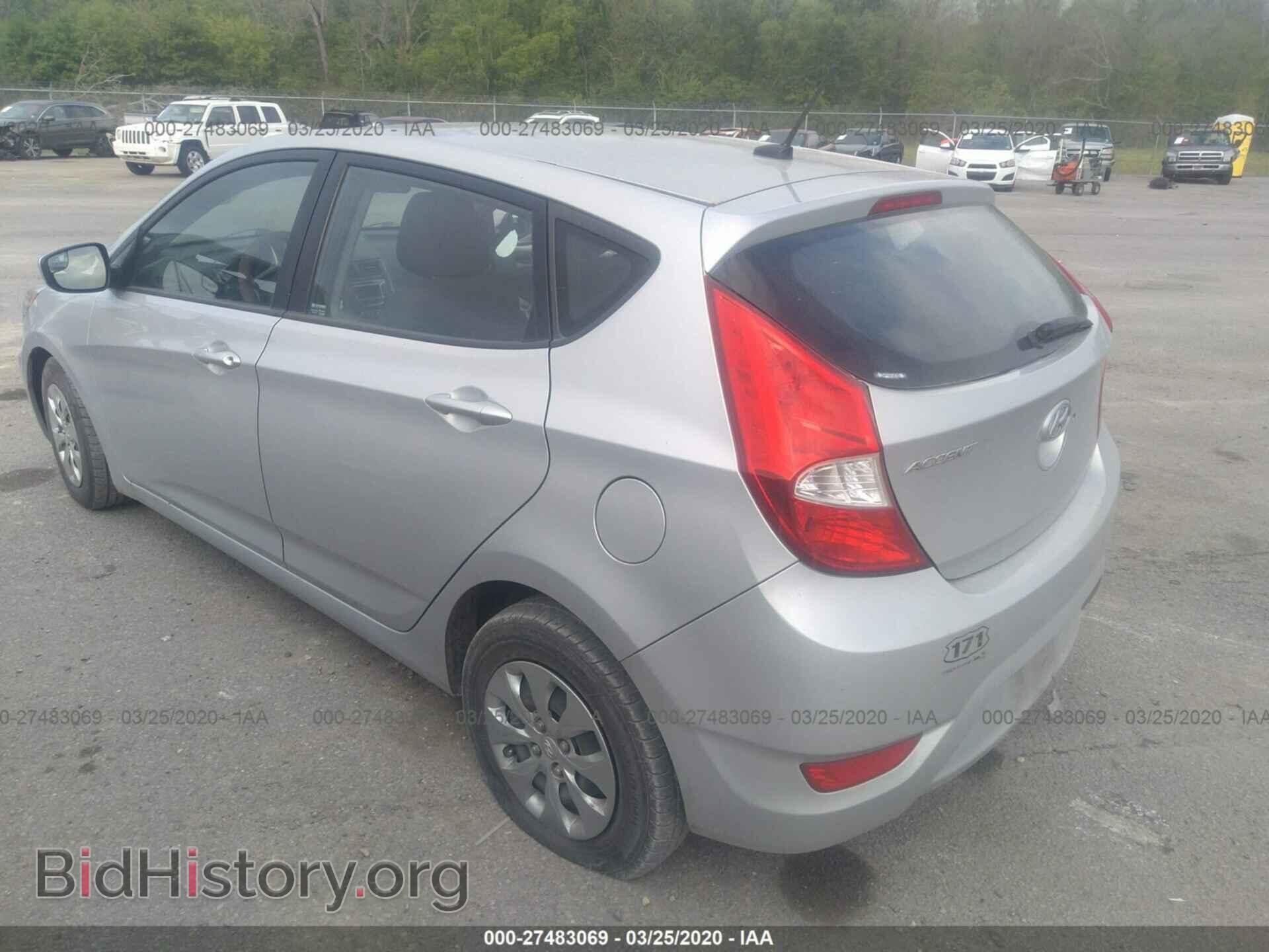 2016 HYUNDAI ACCENT - VIN: KMHCT5AEXGU267480 - Фото 3