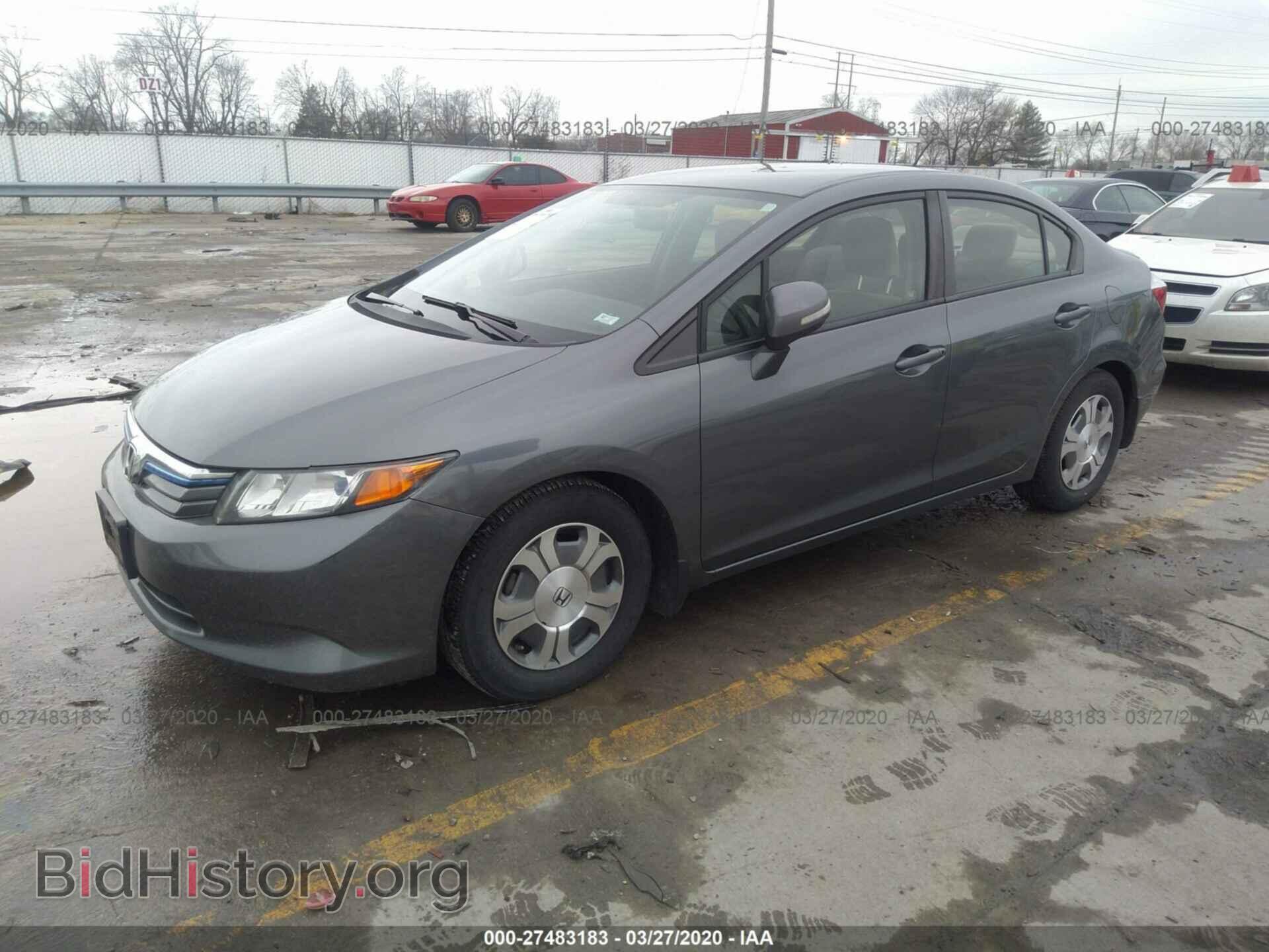 2012 HONDA CIVIC - VIN: JHMFB4F26CS004310 - Фото 2