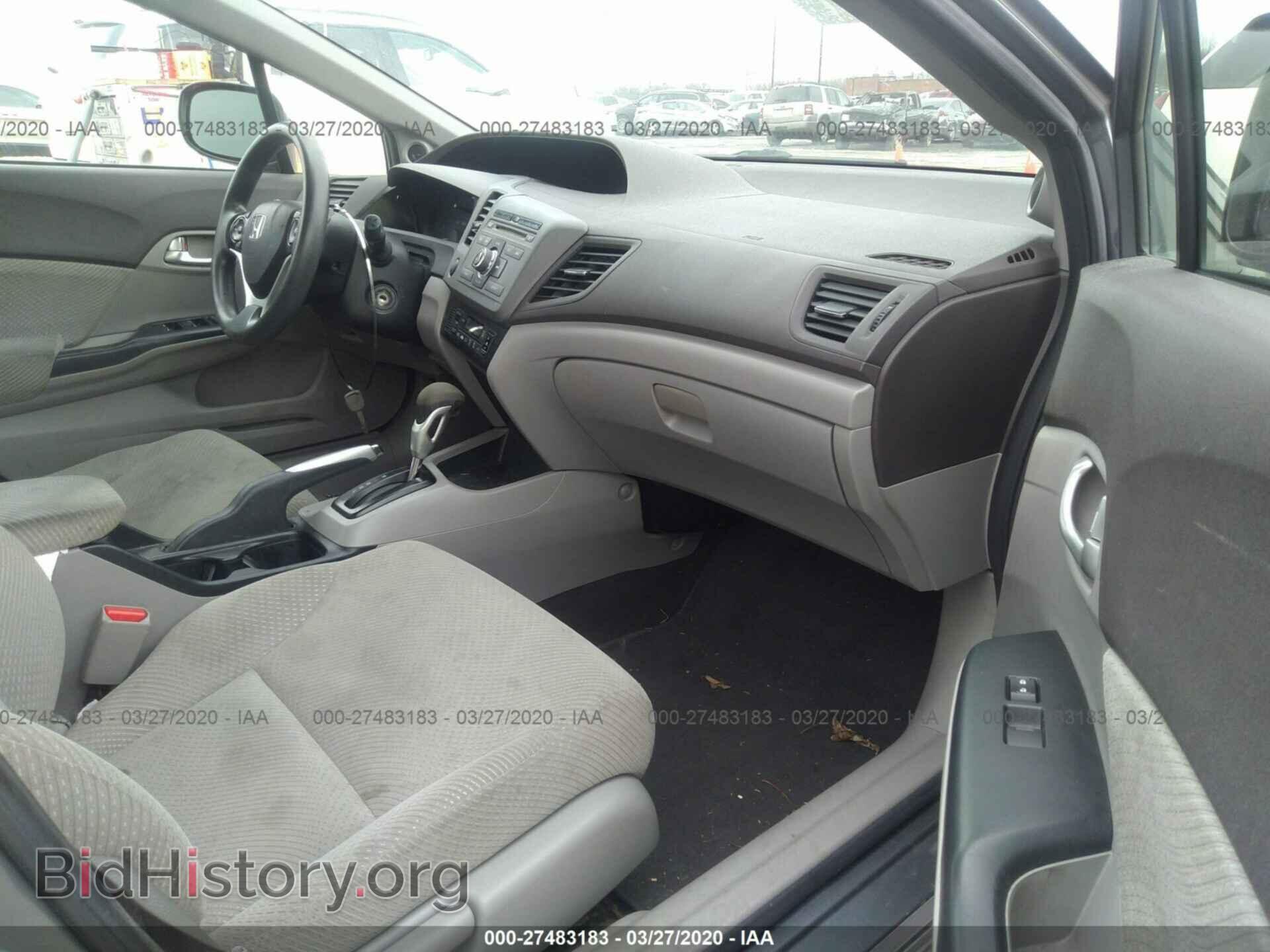 2012 HONDA CIVIC - VIN: JHMFB4F26CS004310 - Фото 5