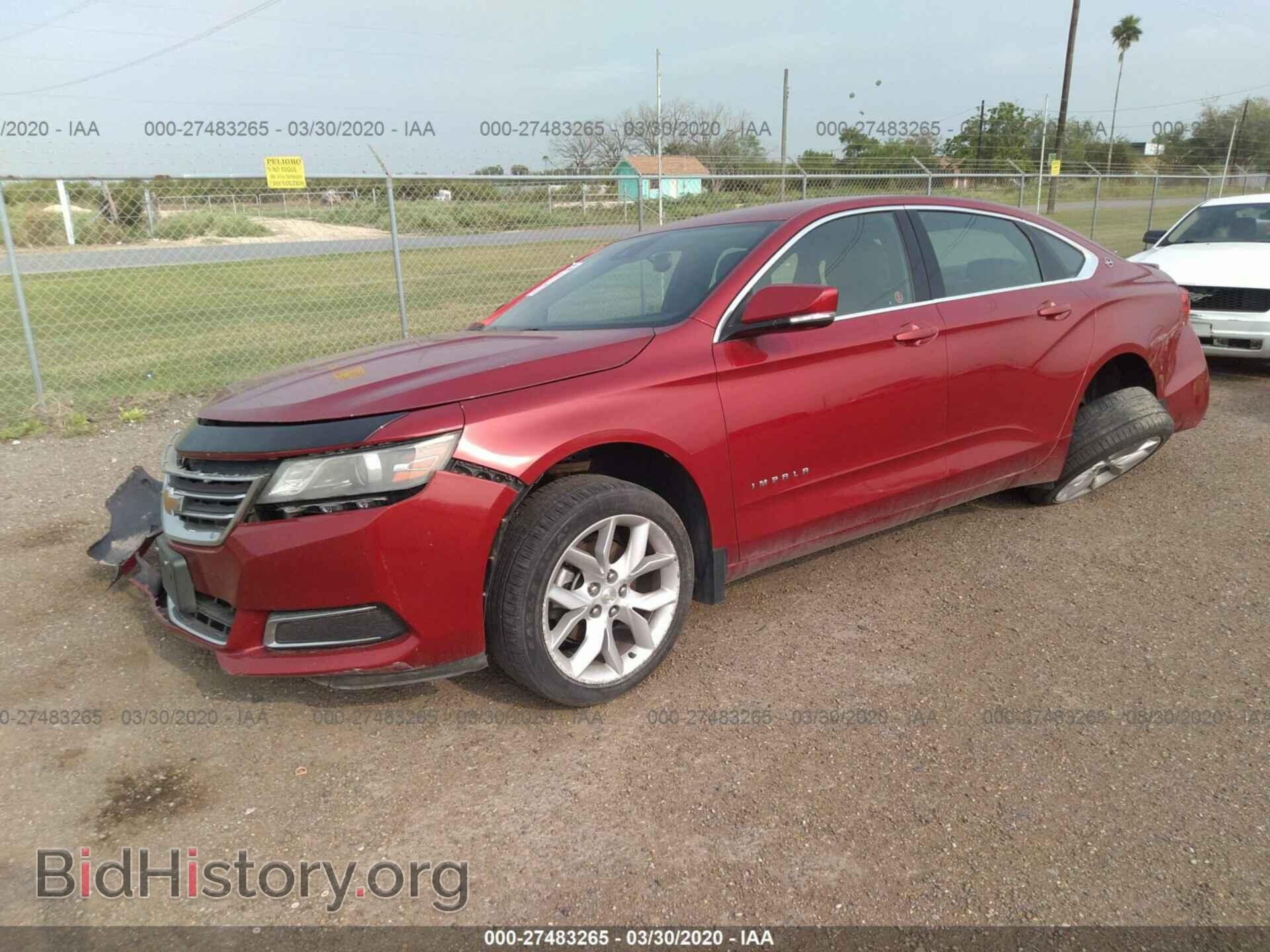 2014 CHEVROLET IMPALA - VIN: 2G1125S34E9103446 - Фото 2