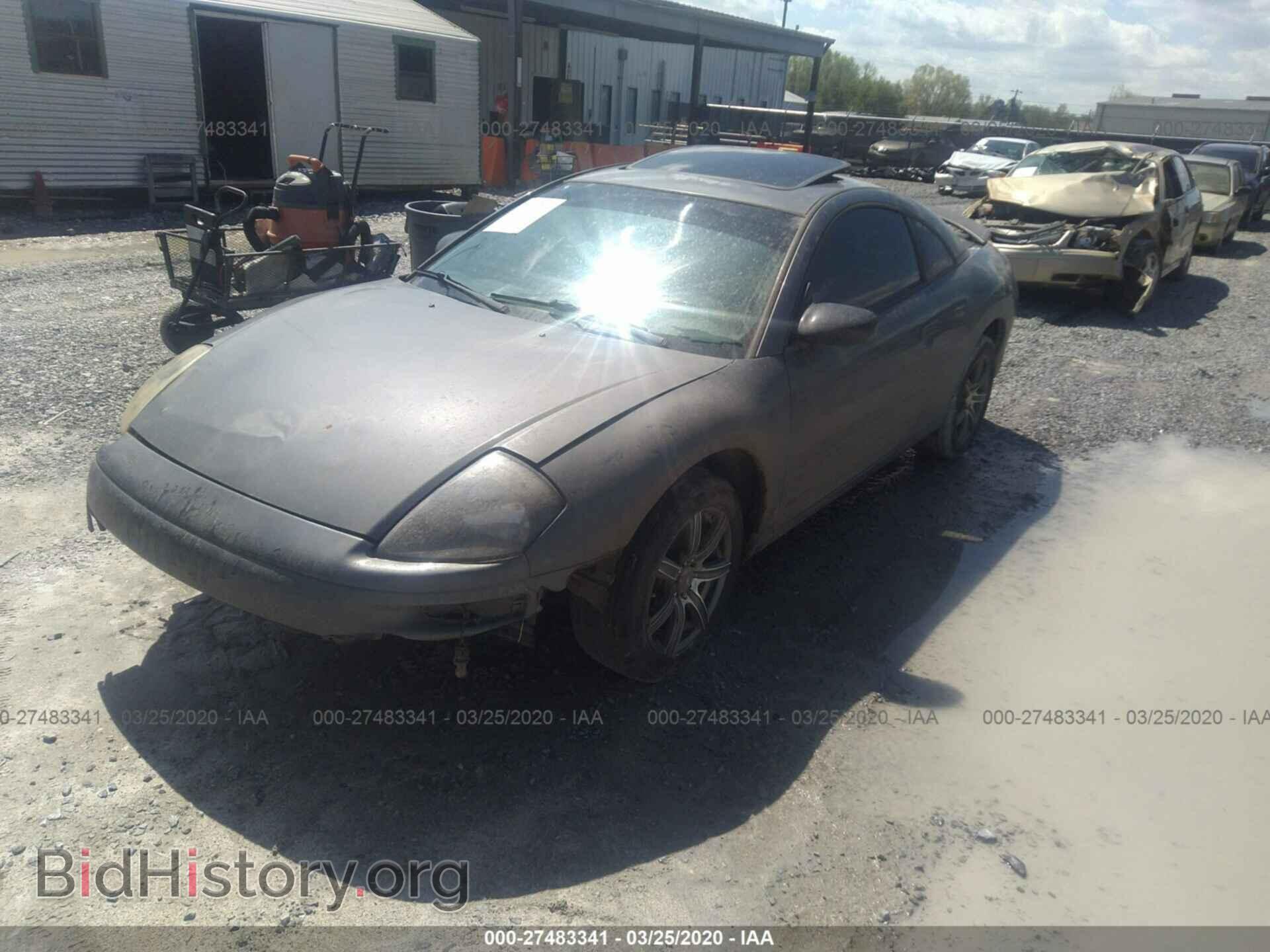 2002 MITSUBISHI ECLIPSE - VIN: 4A3AC44G02E014168 - Фото 2