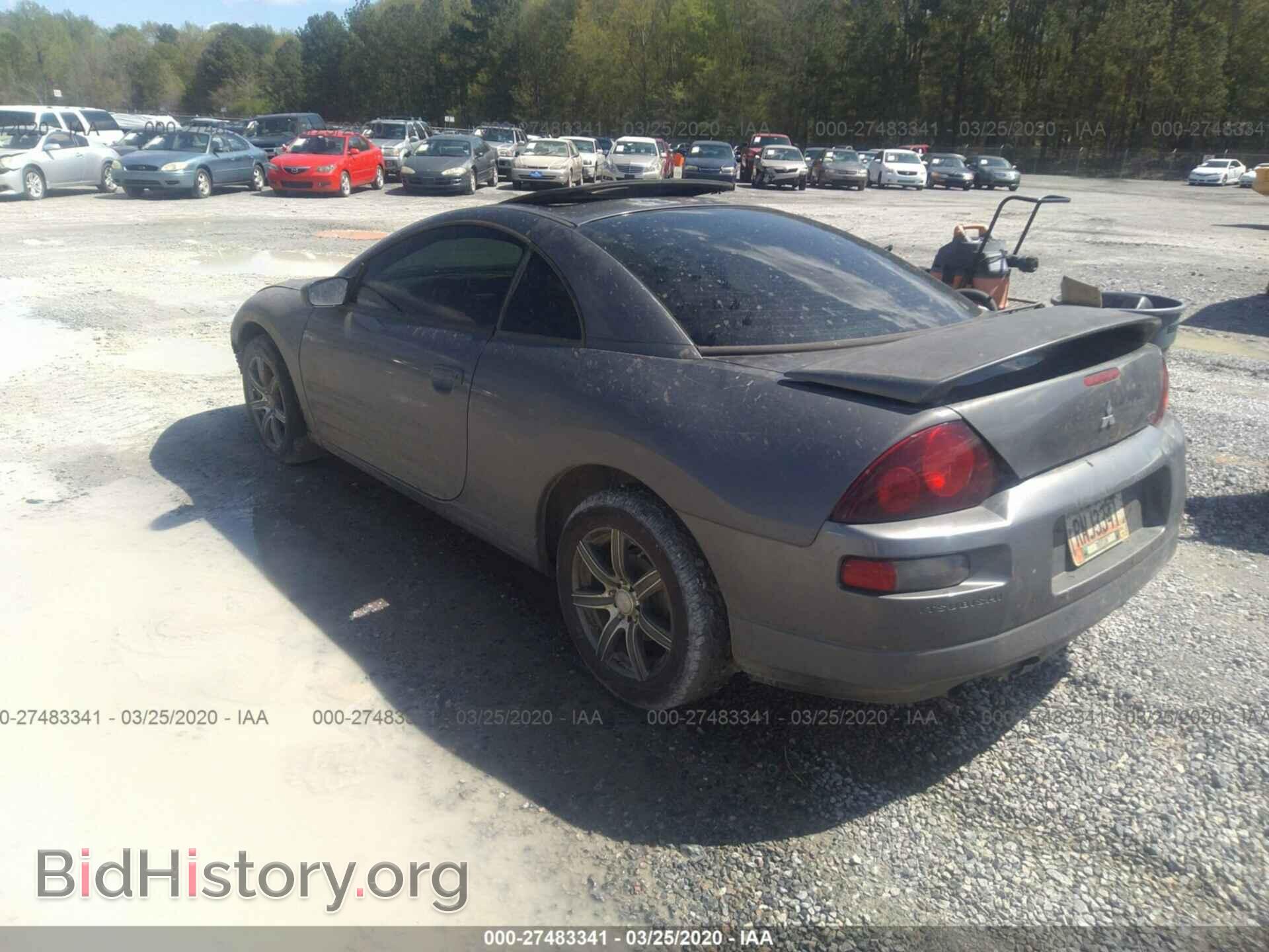 2002 MITSUBISHI ECLIPSE - VIN: 4A3AC44G02E014168 - Фото 3