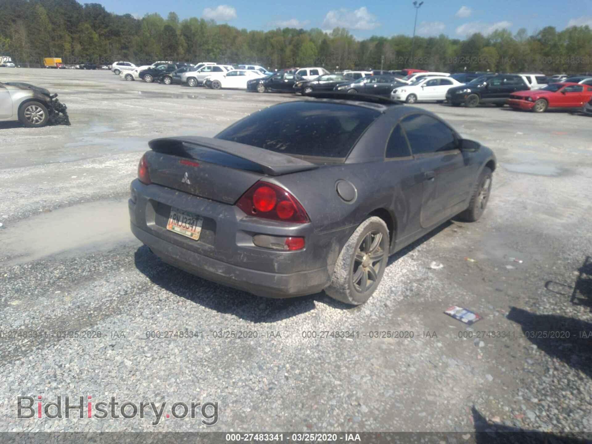 2002 MITSUBISHI ECLIPSE - VIN: 4A3AC44G02E014168 - Фото 4
