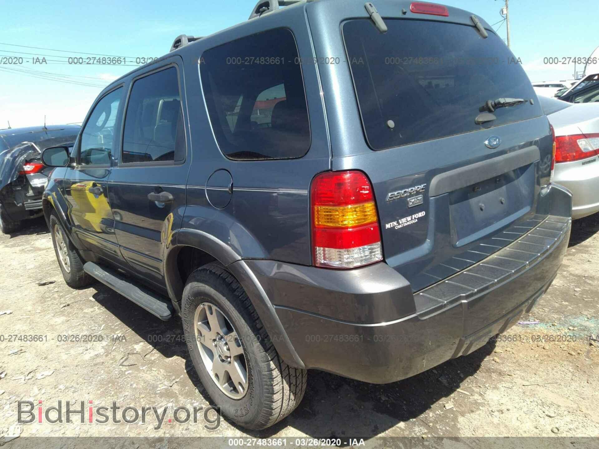 2005 FORD ESCAPE - VIN: 1FMYU03145KA74153 - Фото 3