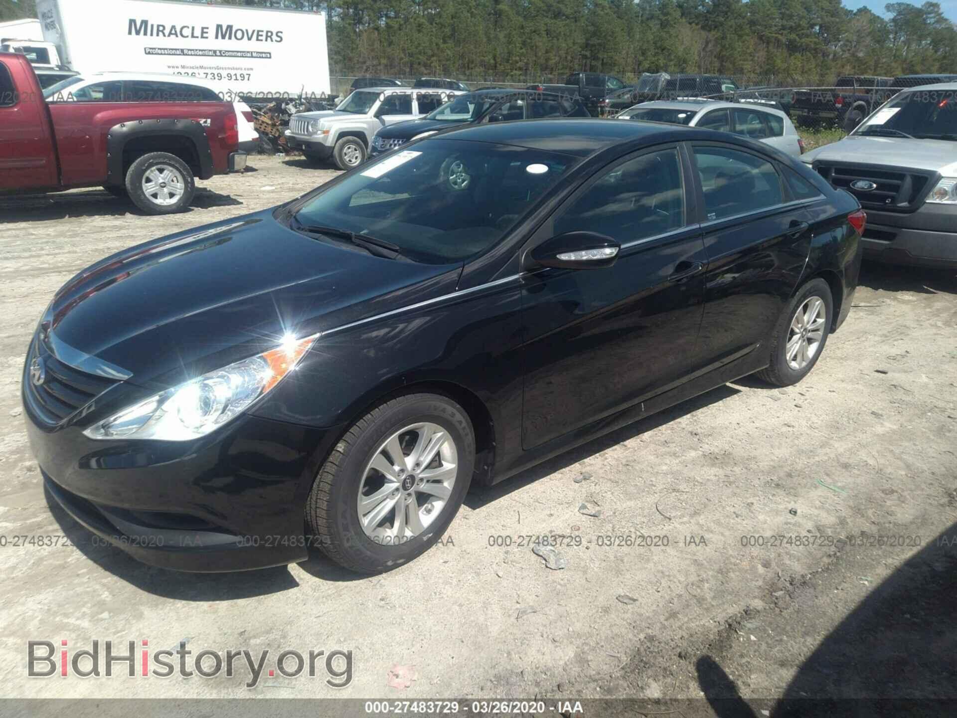 2014 HYUNDAI SONATA - VIN: 5NPEB4AC2EH936809 - Photo 2