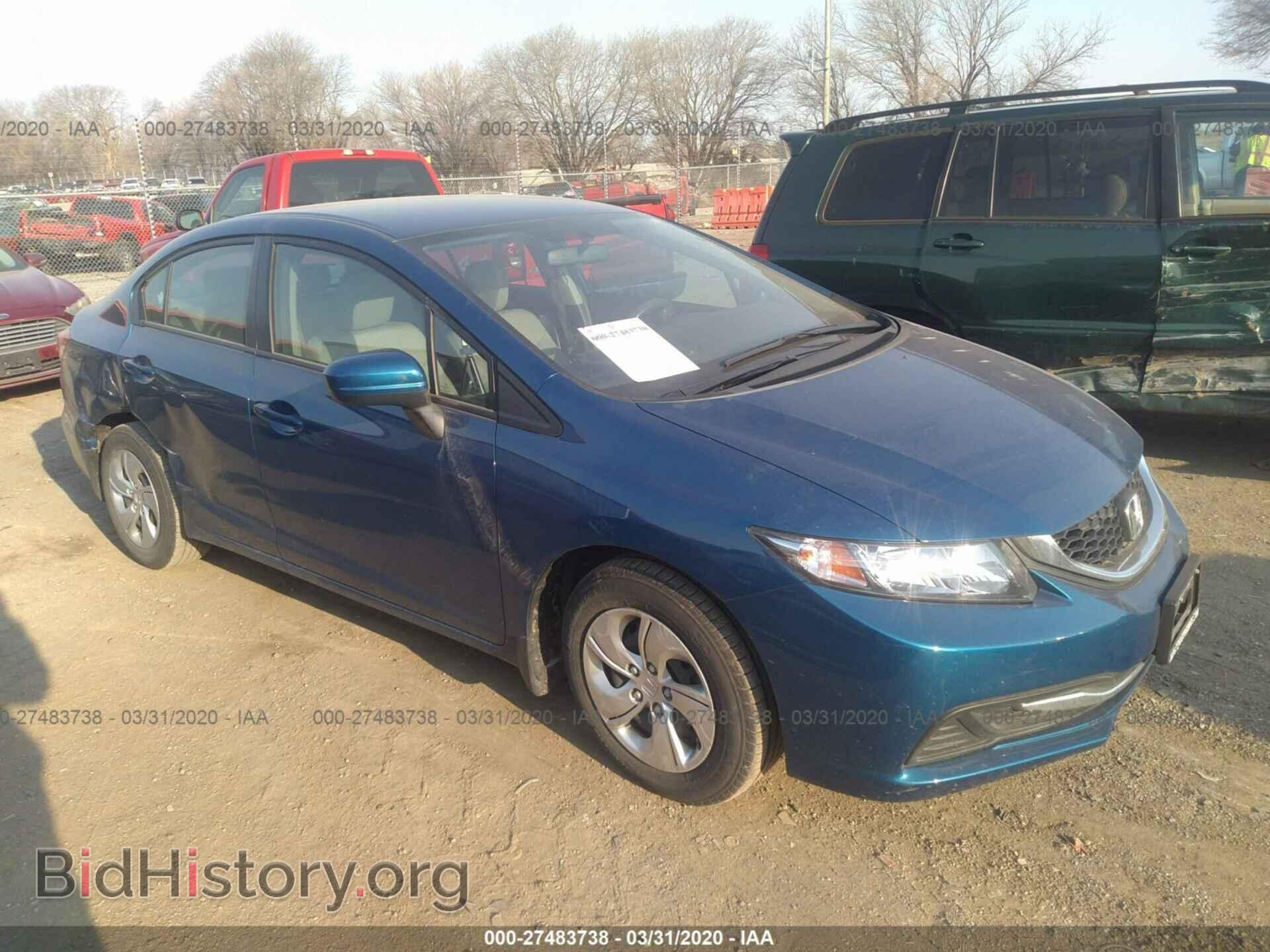 Фотография 19XFB2F56EE070779 - HONDA CIVIC 2014