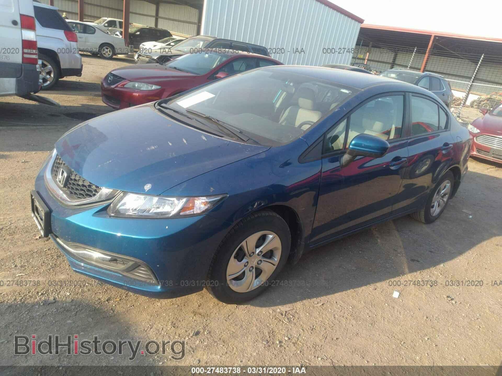 2014 HONDA CIVIC - VIN: 19XFB2F56EE070779 - Фото 2