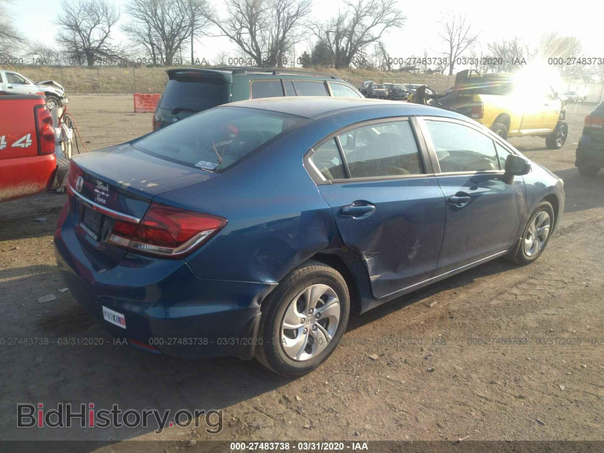 2014 HONDA CIVIC - VIN: 19XFB2F56EE070779 - Фото 4