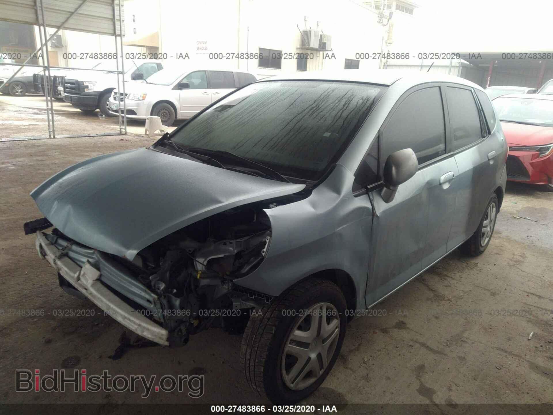 2007 HONDA FIT - VIN: JHMGD38497S061937 - Фото 2
