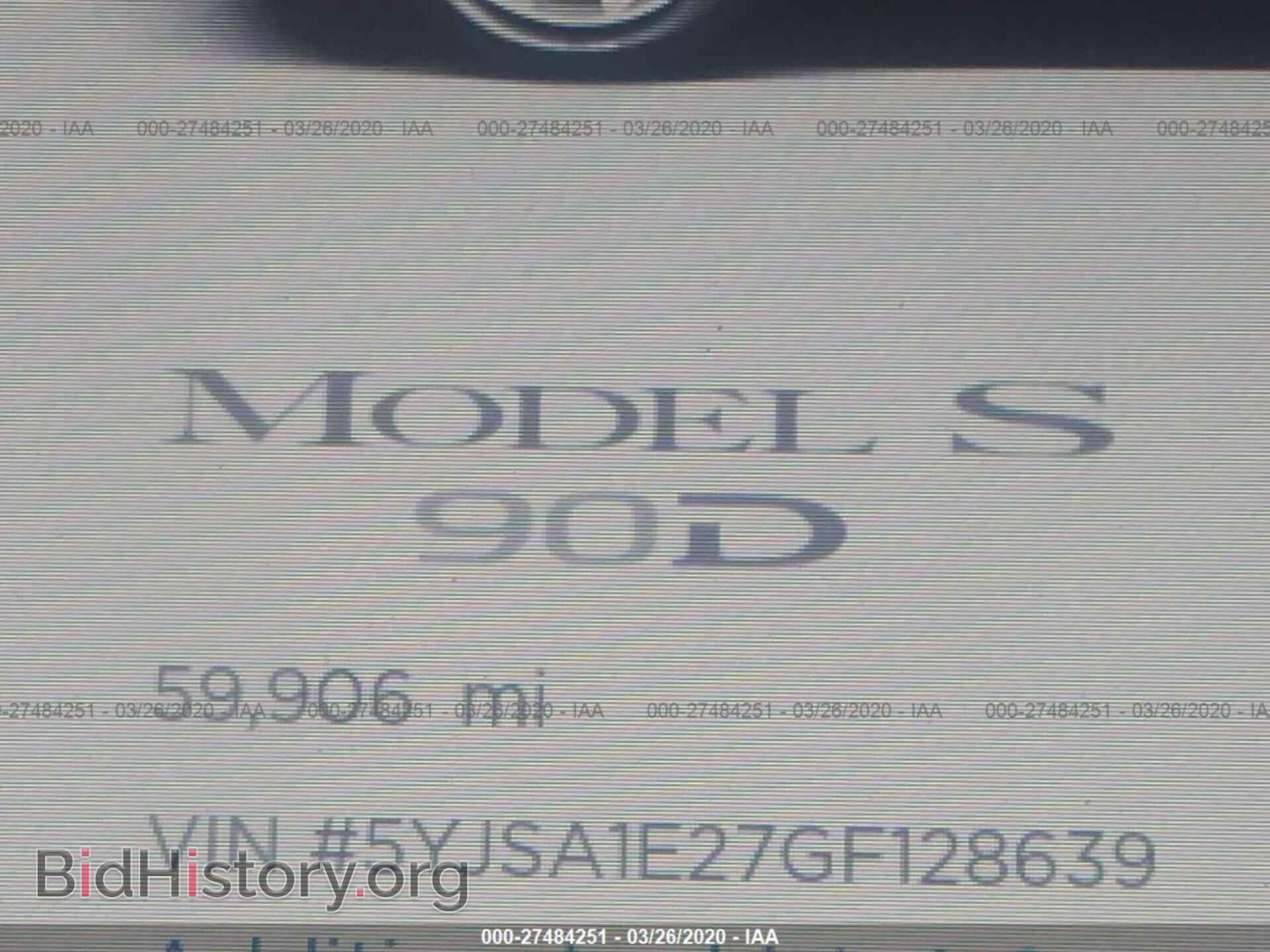 2016 TESLA MODEL S - VIN: 5YJSA1E27GF128639 - Photo 7