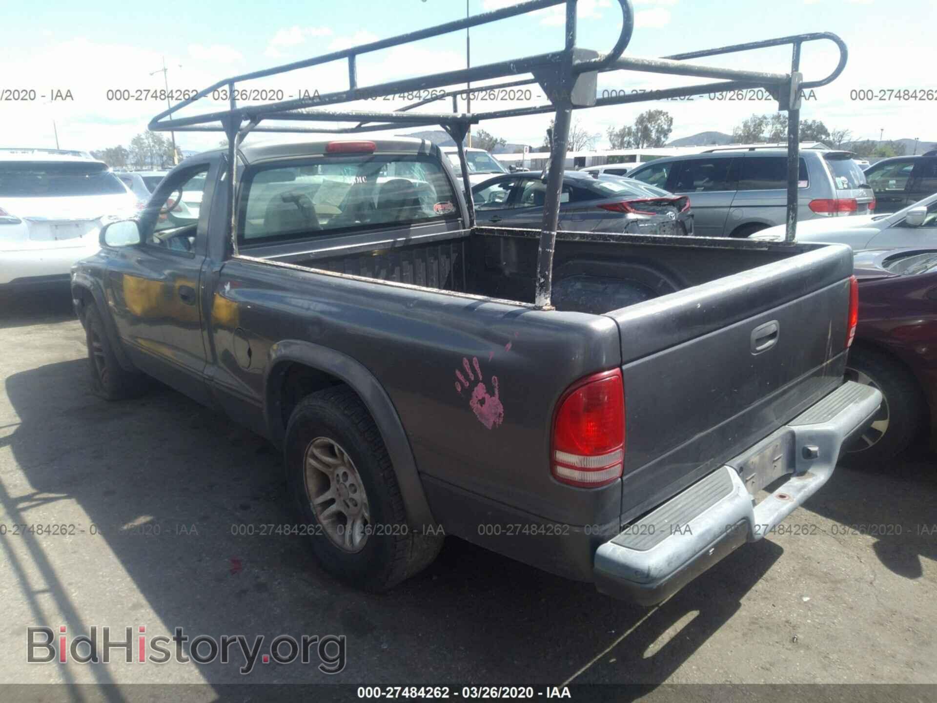 2002 DODGE DAKOTA - VIN: 1B7FL16X02S714973 - Фото 3