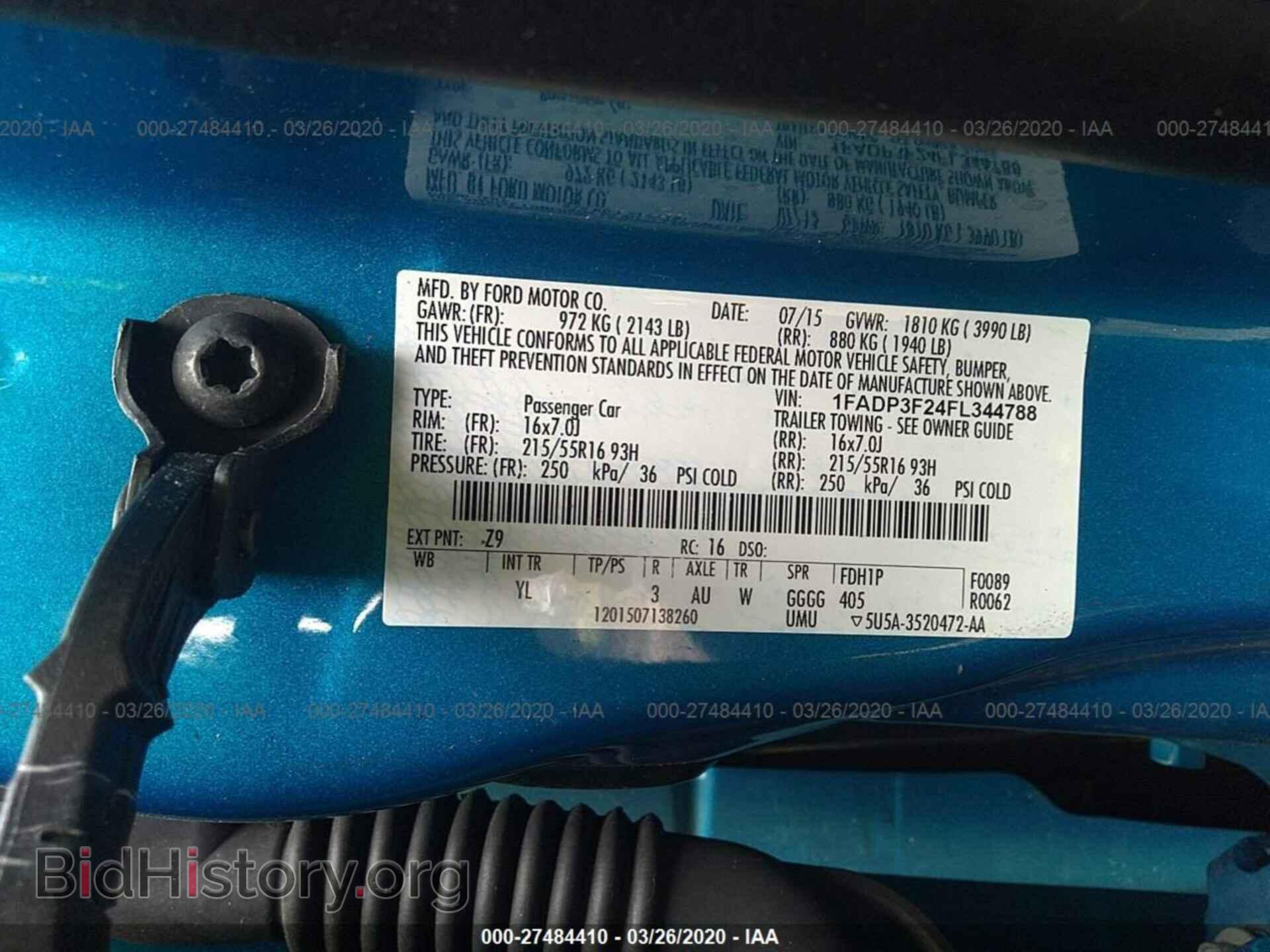 2015 FORD FOCUS - VIN: 1FADP3F24FL344788 - Photo 9