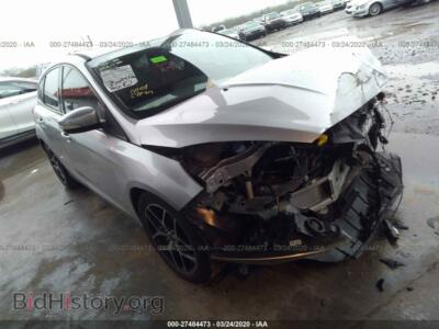 2017 Ford FOCUS SEL, silver — VIN 1FADP3M24HL252070, IAAI