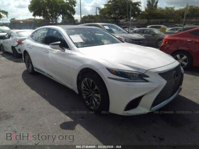 2018 Lexus LS LS 500, white — VIN JTHB5LFF7J5004248, IAAI