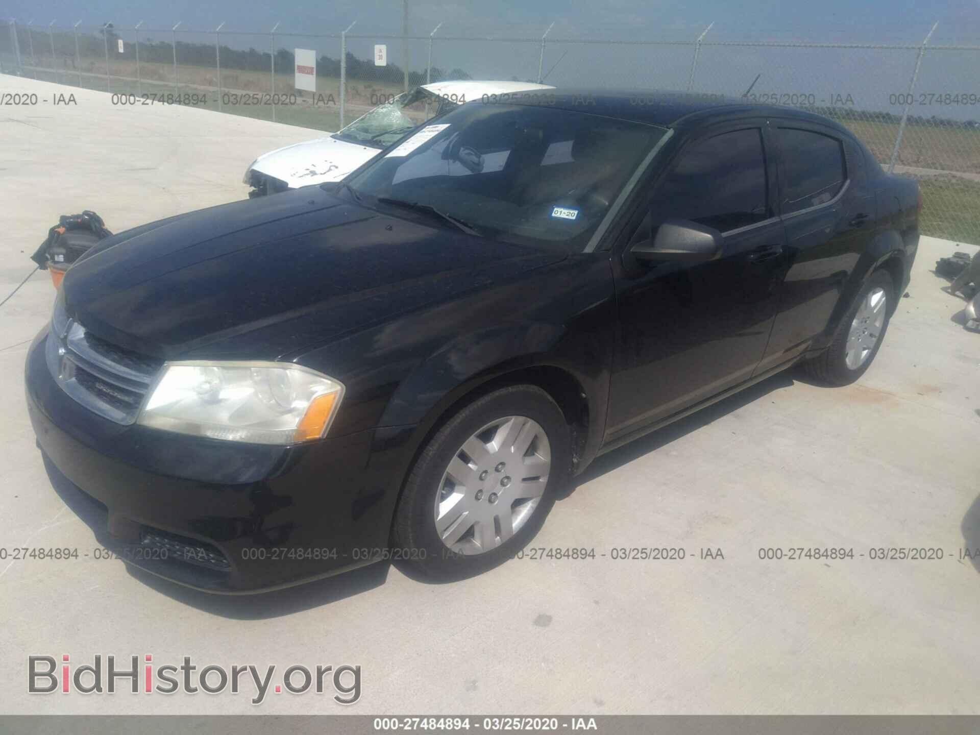 2012 DODGE AVENGER - VIN: 1C3CDZAB9CN110241 - Фото 2
