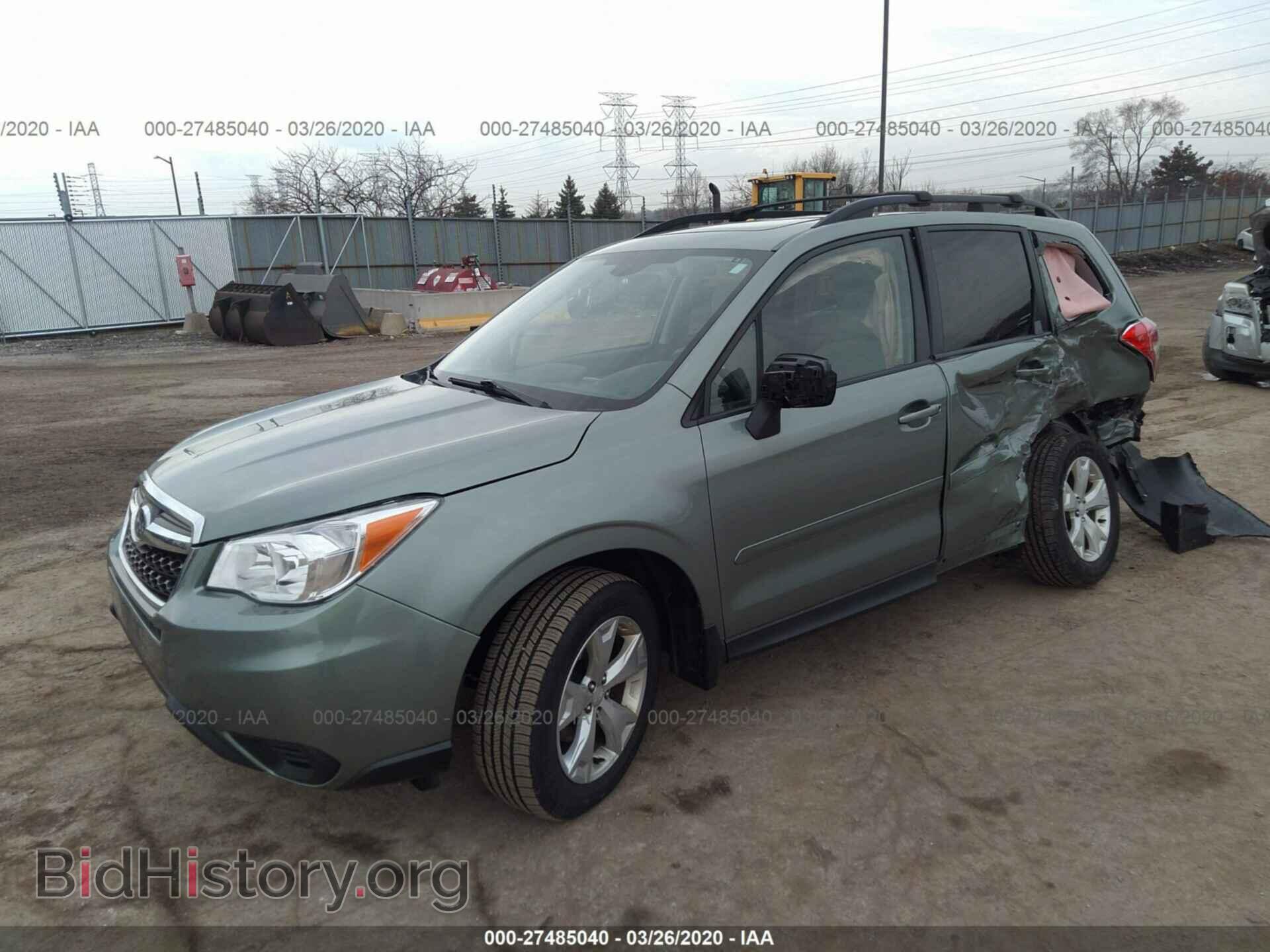 2015 SUBARU FORESTER - VIN: JF2SJAGC2FH408698 - Фото 2