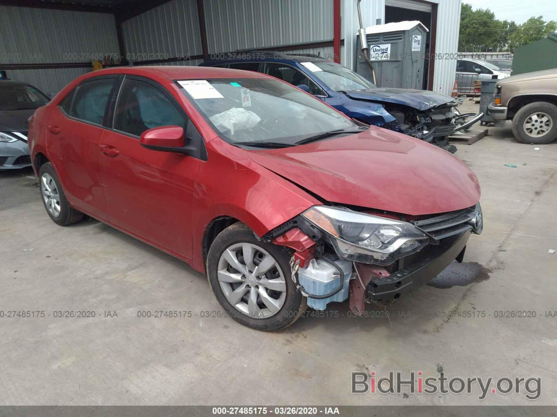 Photo 5YFBURHE7GP418444 - TOYOTA COROLLA 2016