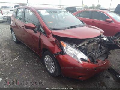 2016 Nissan VERSA NOTE S/S Plus/SV/SL/SR, красный — VIN 3N1CE2CP1GL394532, IAAI