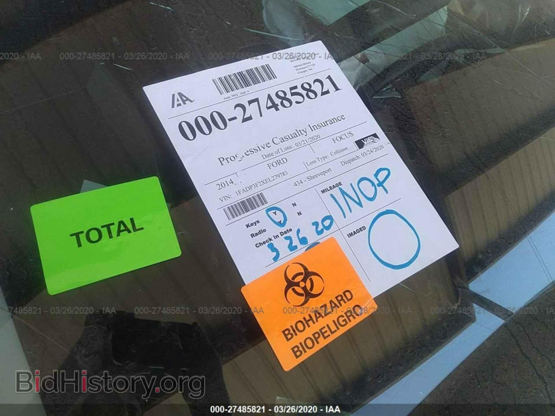 2014 FORD FOCUS - VIN: 1FADP3F2XEL279783 - Photo 7