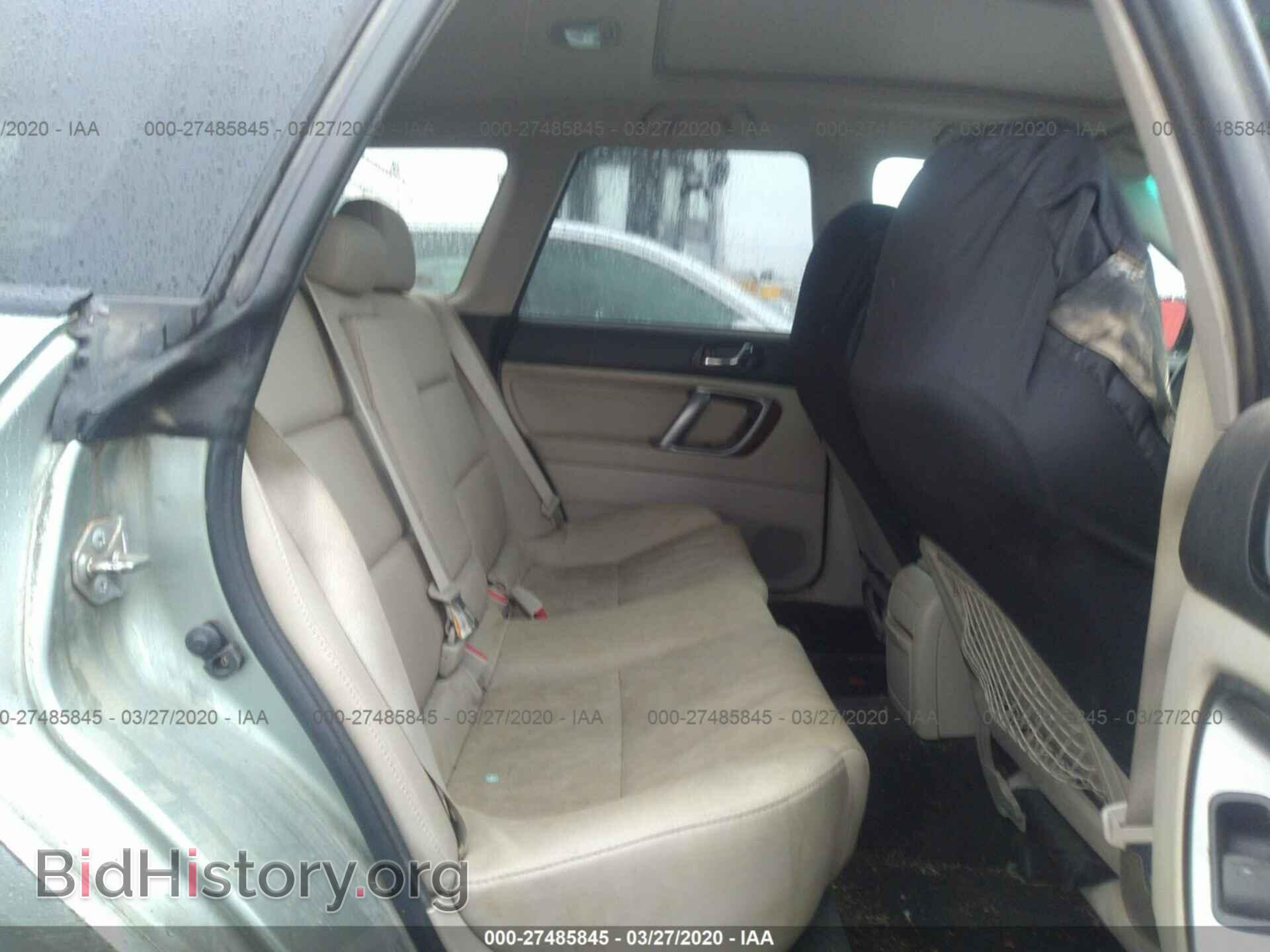2009 SUBARU OUTBACK - VIN: 4S4BP85C494321823 - Фото 8