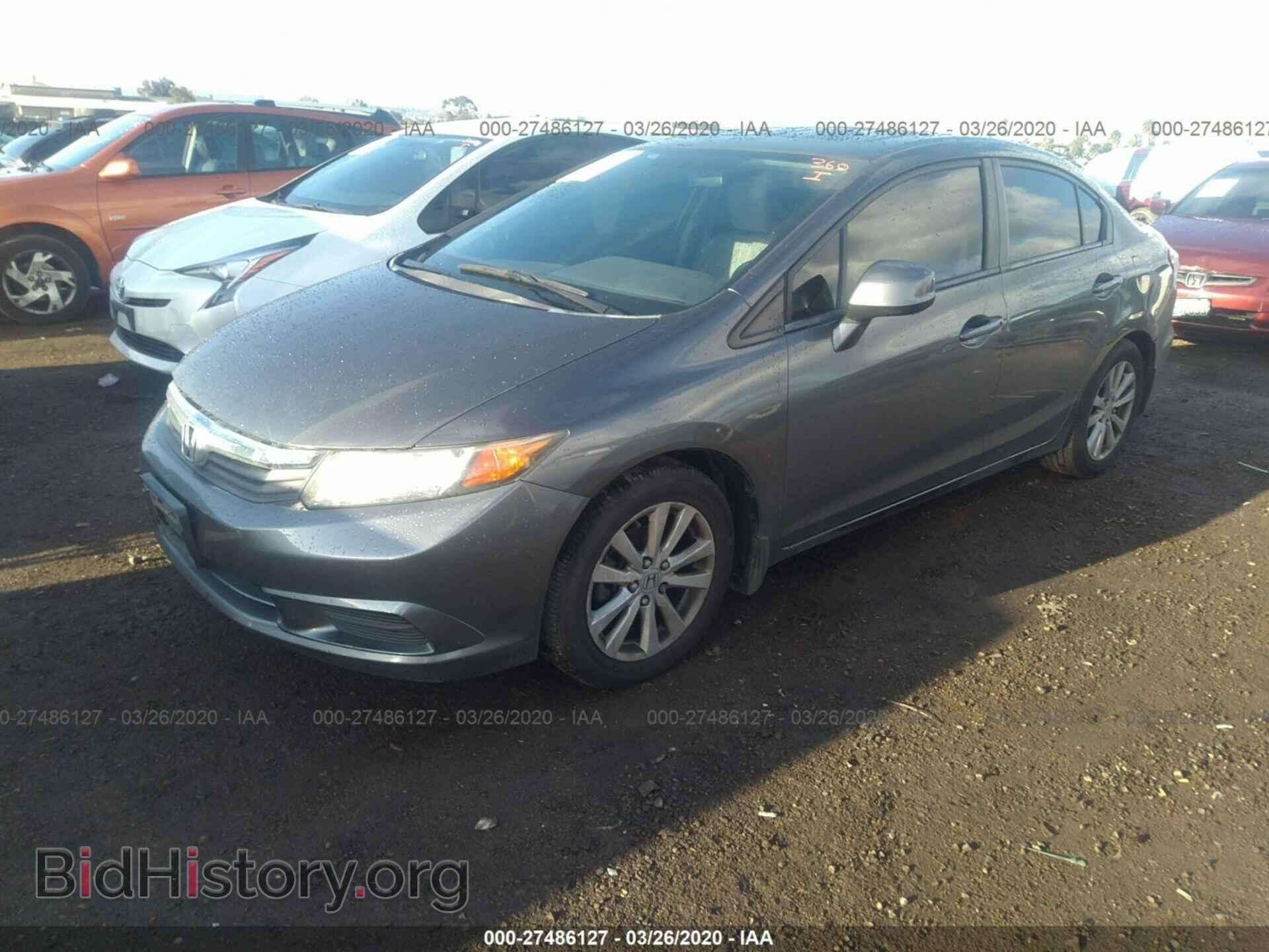 2012 HONDA CIVIC - VIN: 2HGFB2F90CH540679 - Фото 2