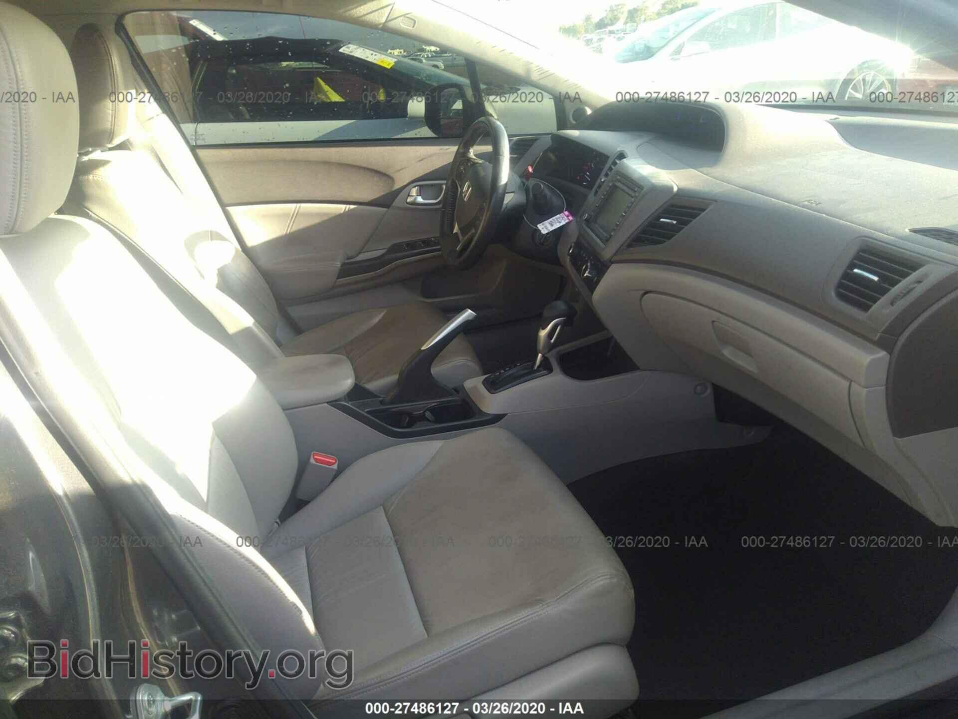 2012 HONDA CIVIC - VIN: 2HGFB2F90CH540679 - Фото 5