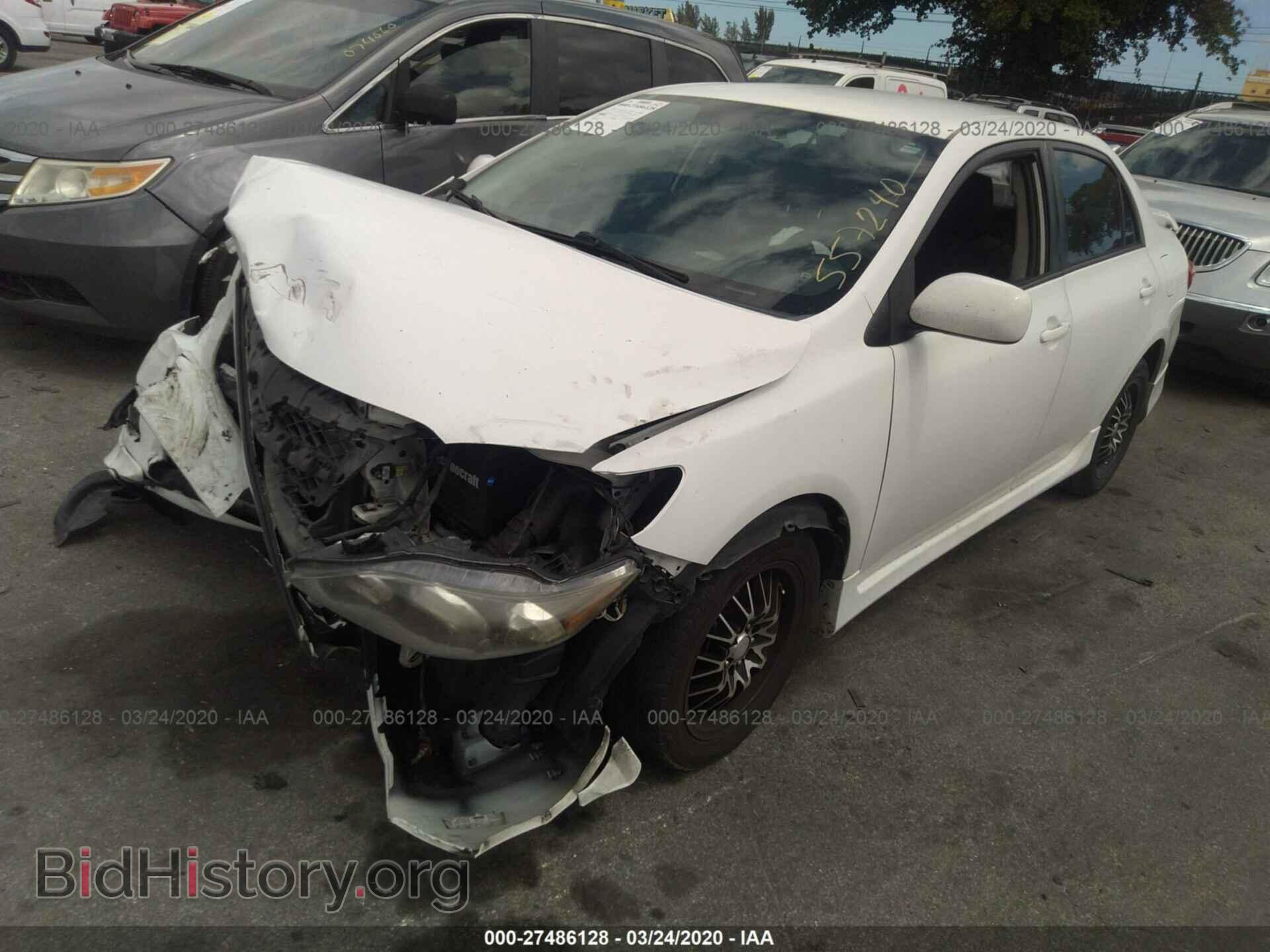 2011 TOYOTA COROLLA - VIN: 2T1BU4EE6BC557240 - Фото 2